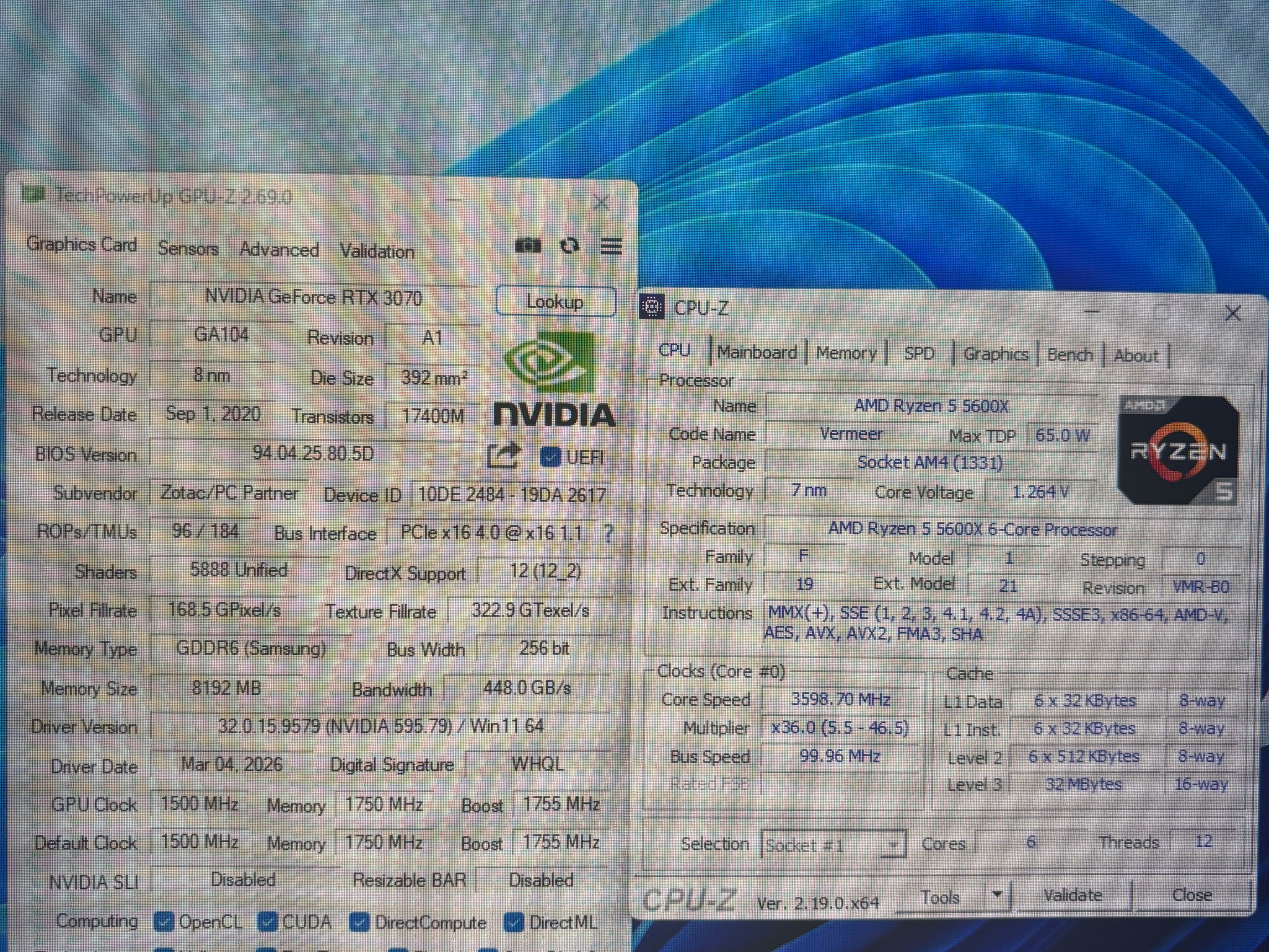 Mid-Range 1440p Snowstorm Gaming PC | RTX 3070 (8 GB) | Ryzen 5 5600X | 100% Set Up & Ready to Play