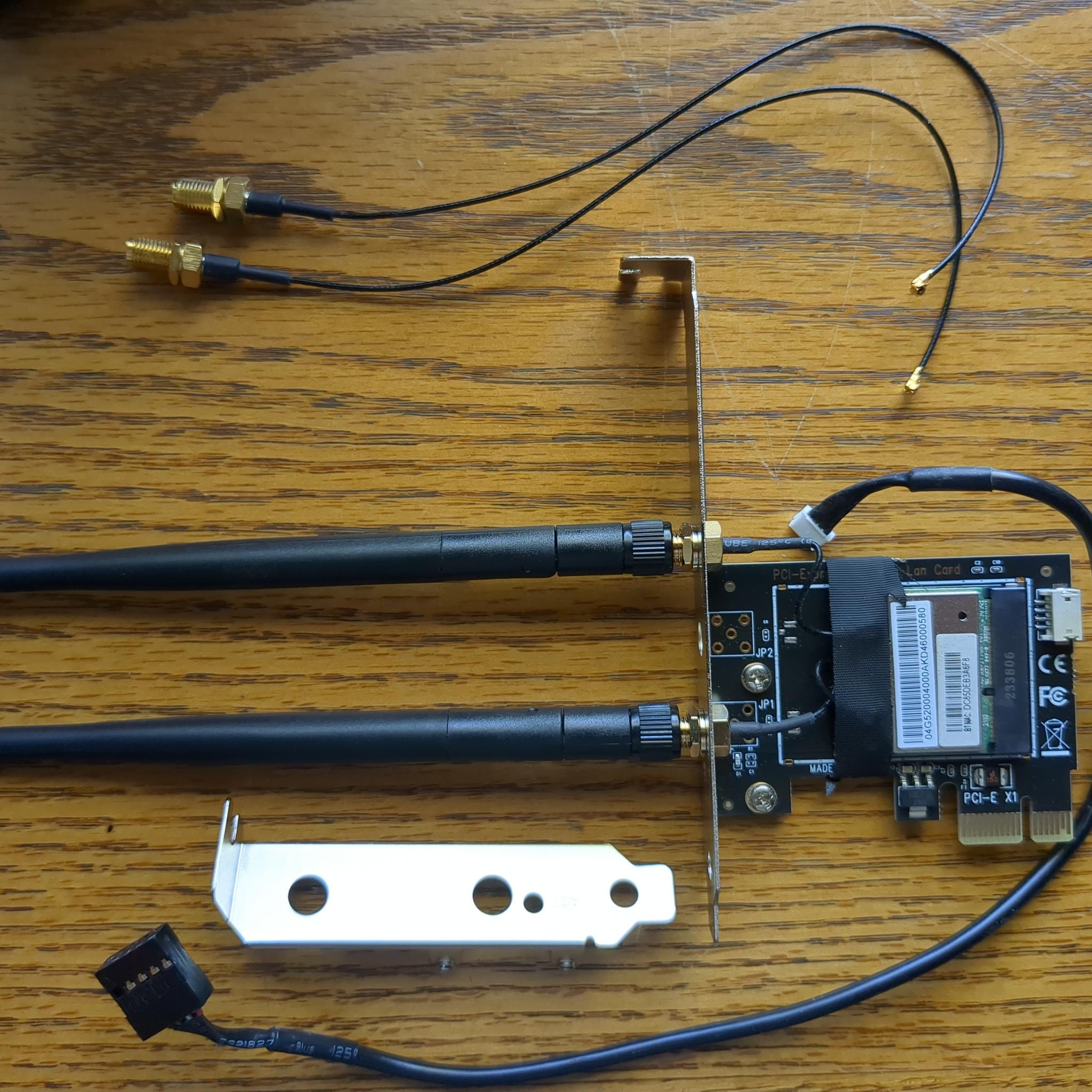 Glotrends Wifi & Bluetooth Mini PCI to PCI expansion card