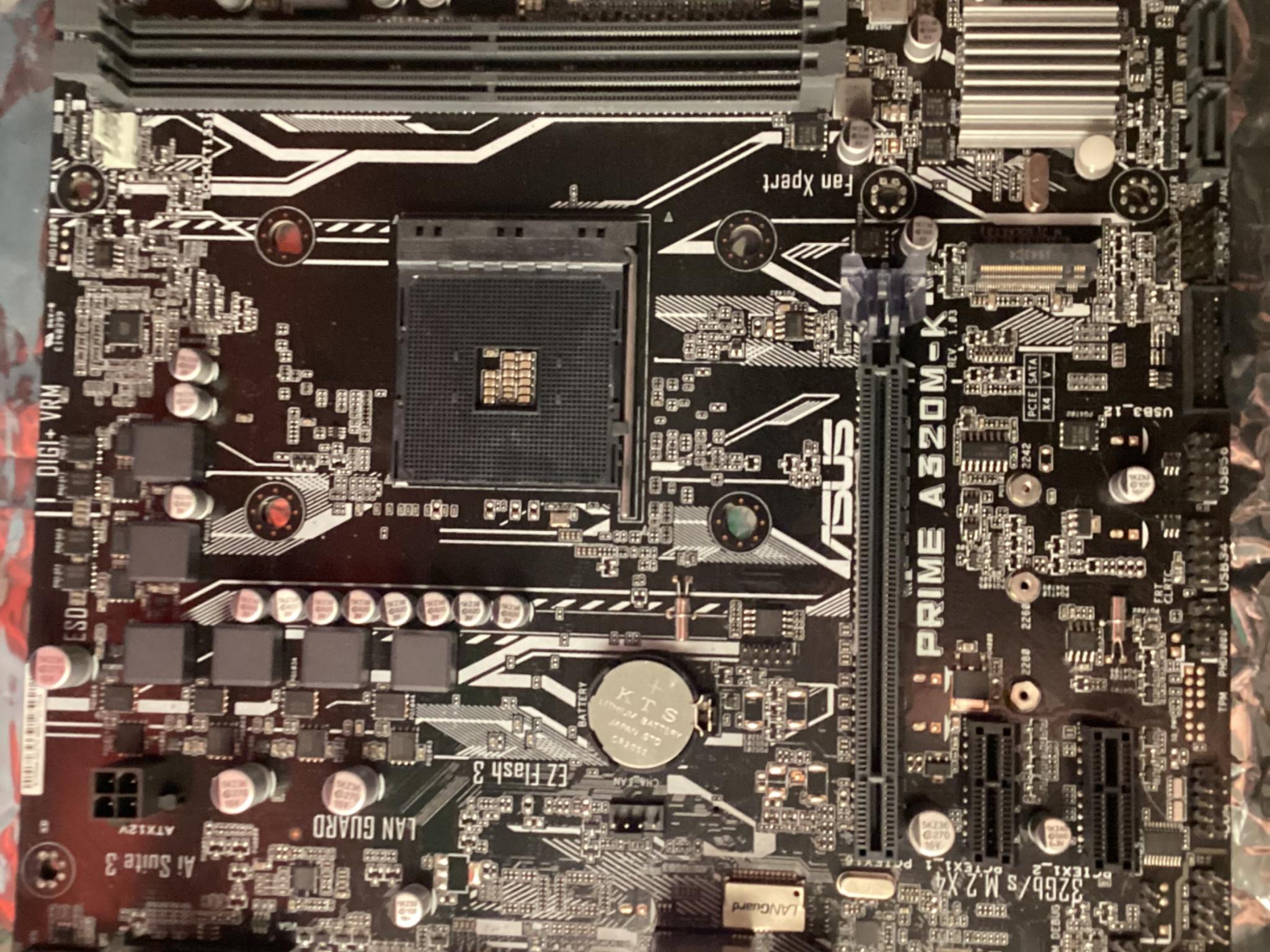 Asus prime a320m micro atx motherboard