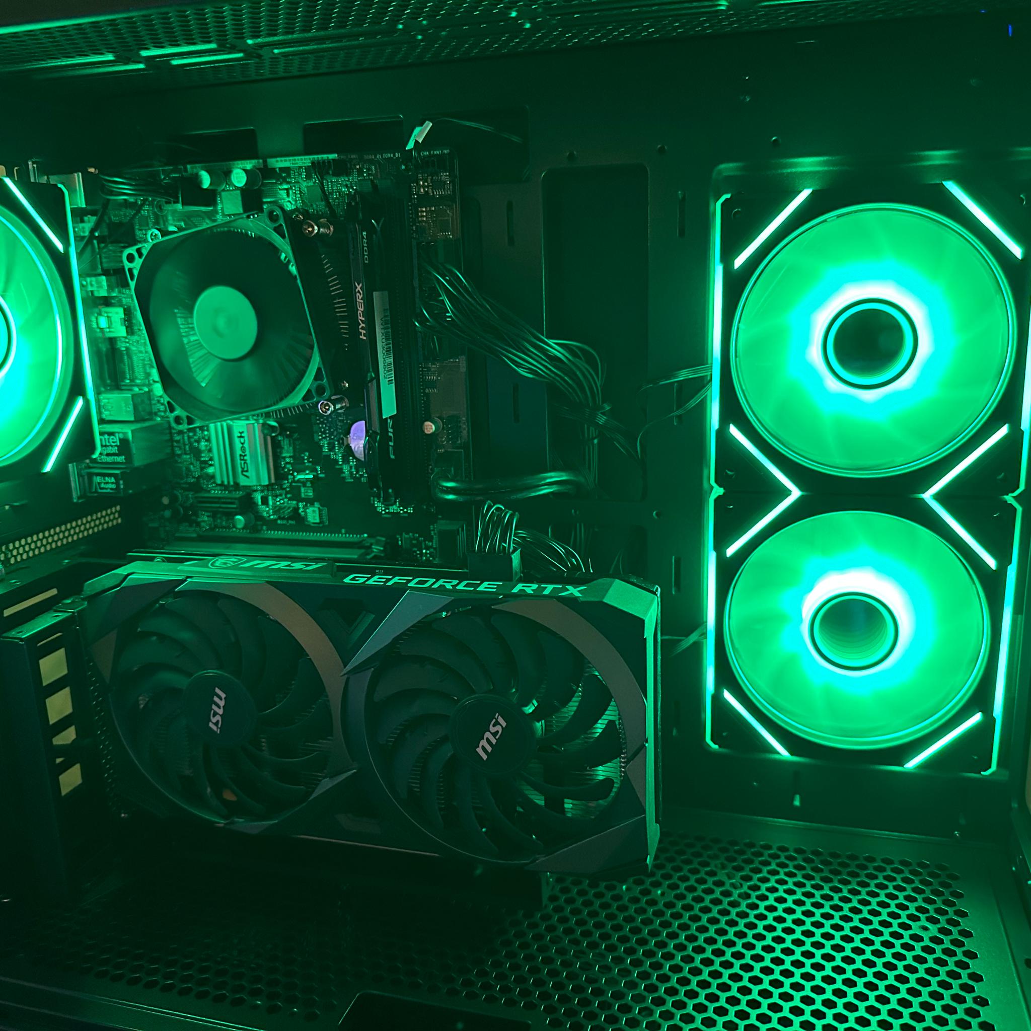 Custom gaming pc i5 9th gen 16gb ram rtx3050 8gb