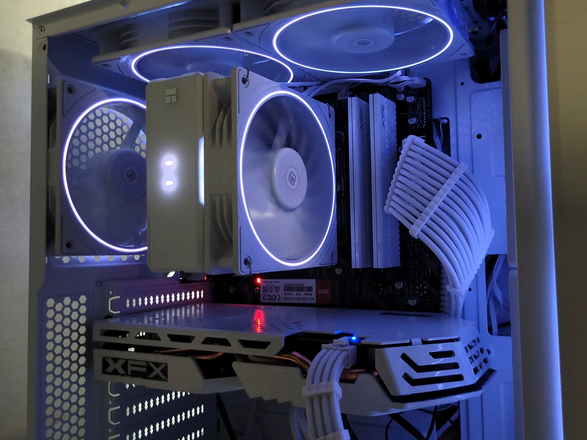 All White Budget Gaming PC | Ryzen 5 | XFX RX 580 8gb GPU