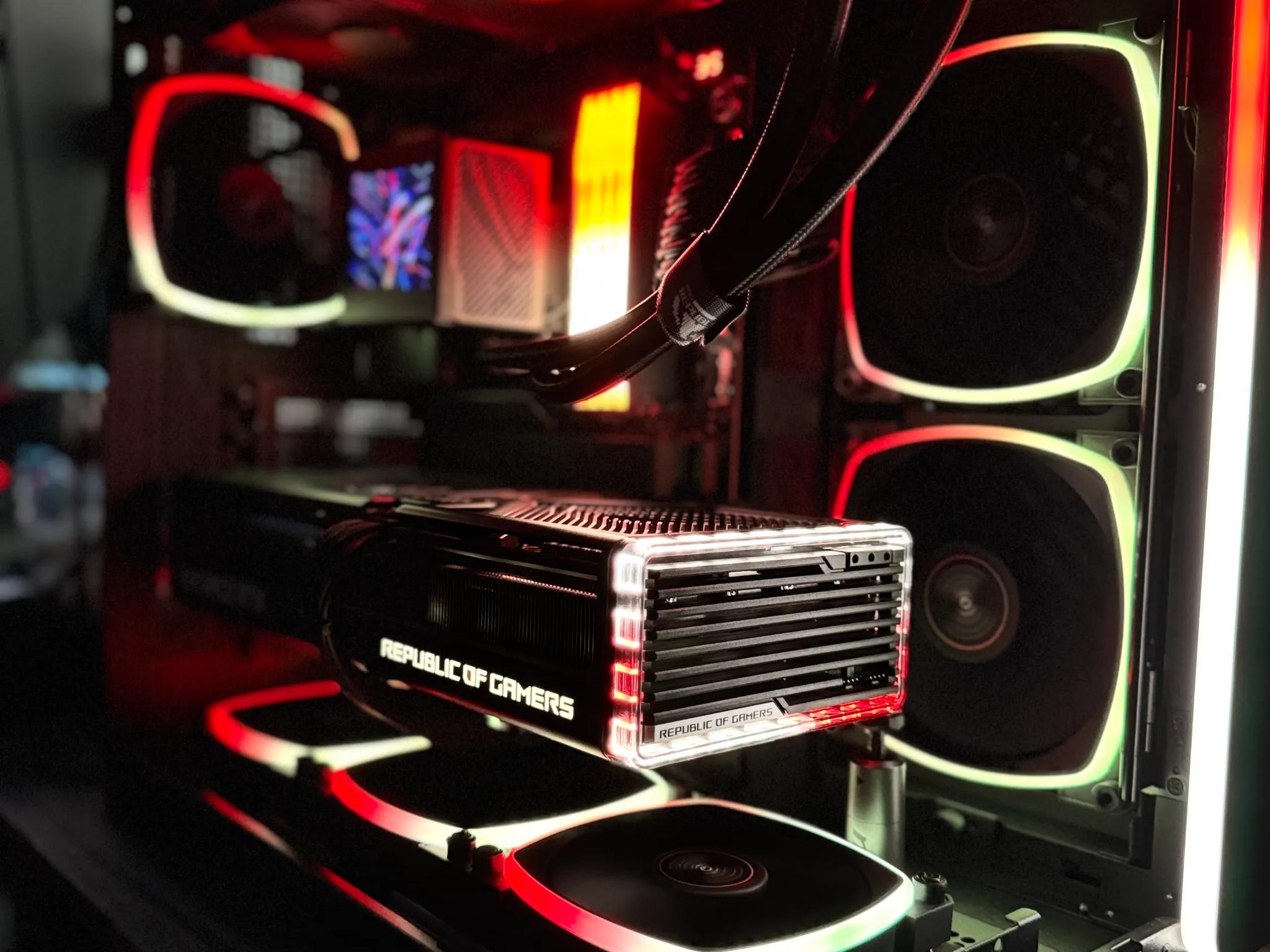 ROG OF FURY-4090 ASUS ROG STRIX + RYZEN 7 9800x3D + 64GB