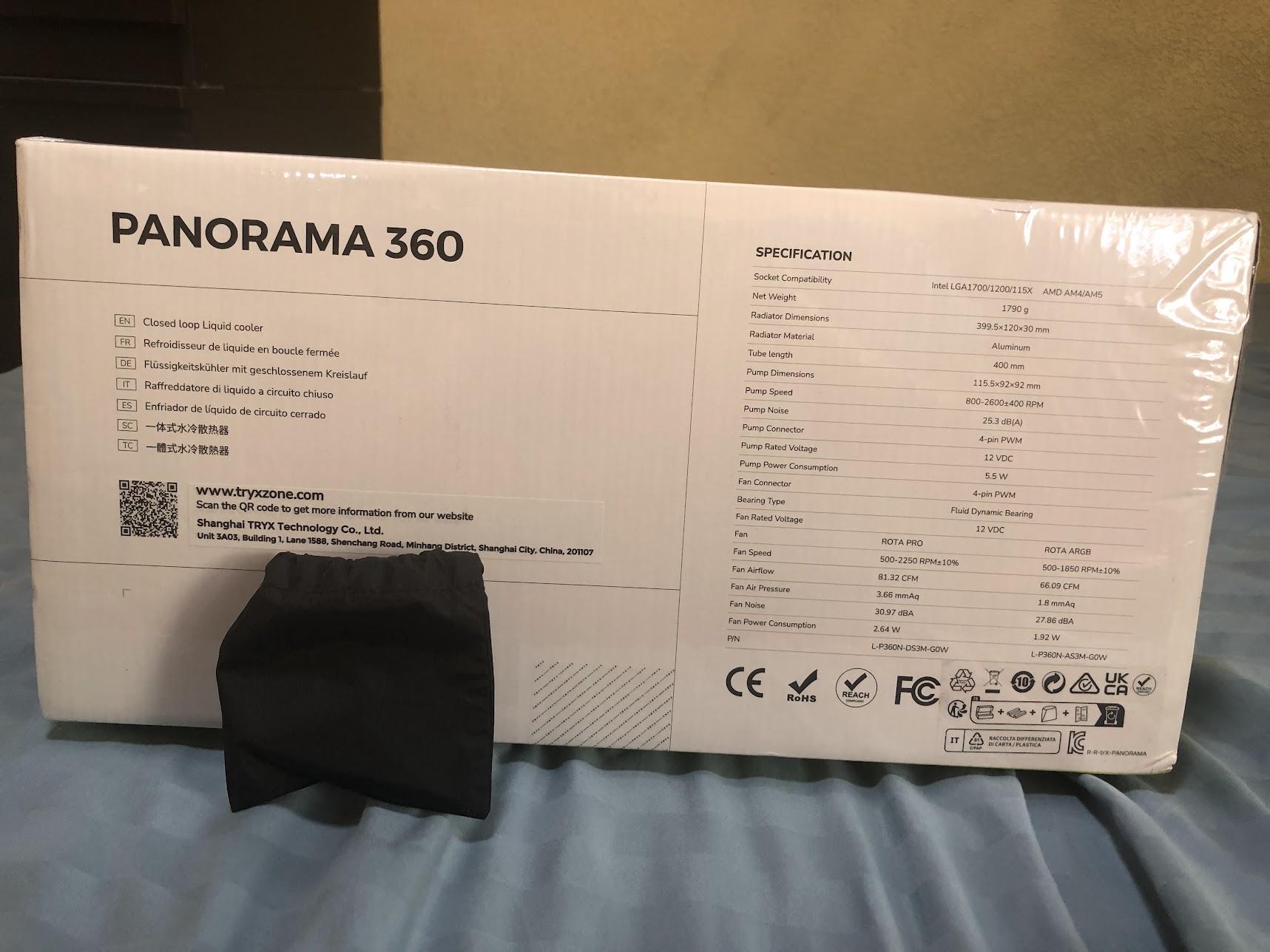 Tryx Panorama 360 ARGB 360mm AIO (White)