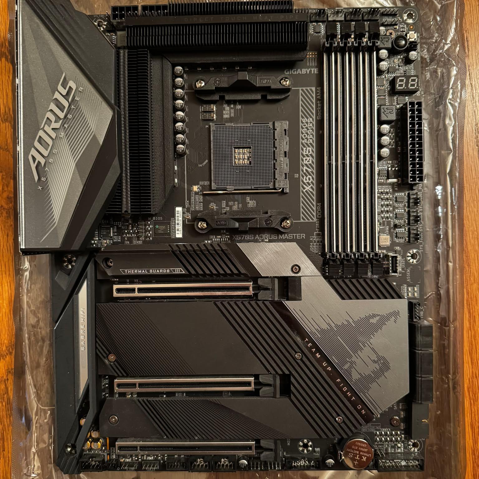 GIGABYTE X570S AORUS MASTER (rev. 1.0) AM4 ATX Motherboard