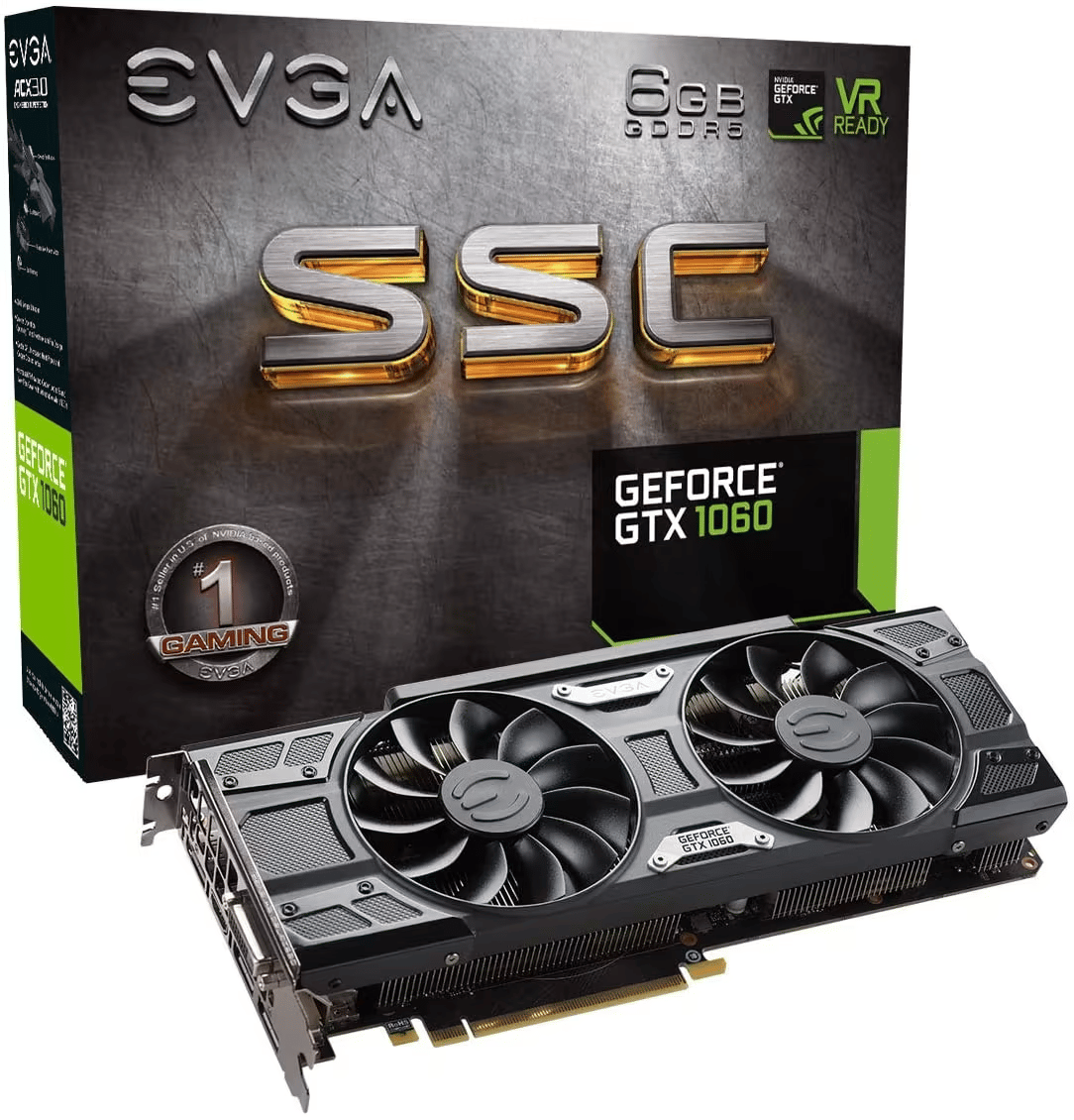 EVGA GeForce GTX 1060-6GB SSC ACX 3.0