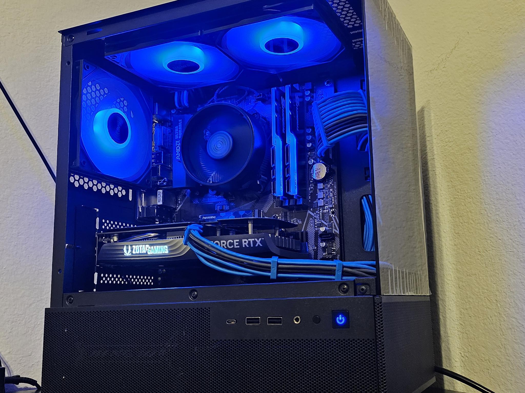 *Sale*Blue Vortex V1 R5 5600 RTX 4060 Build