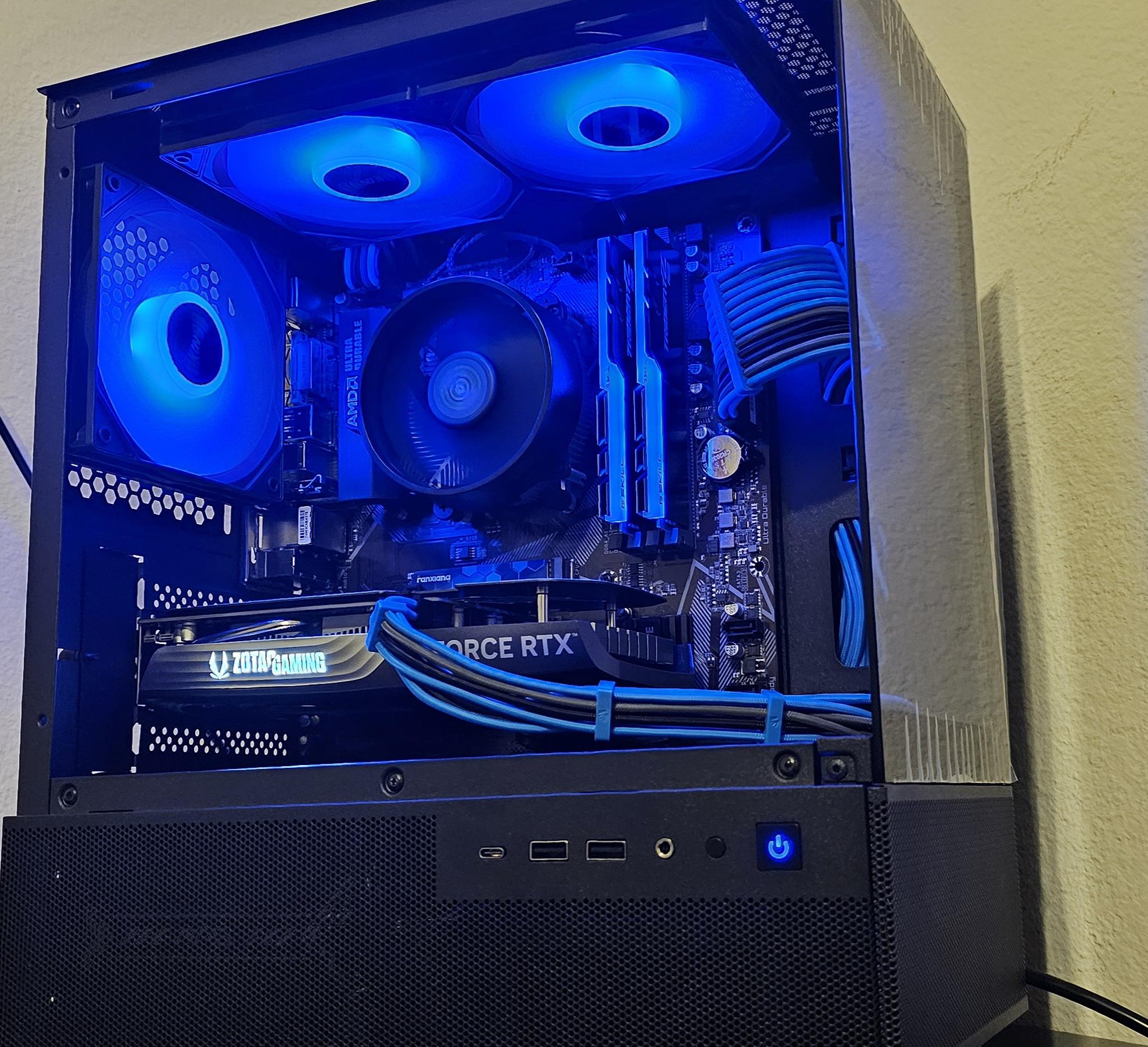 *Sale*Blue Vortex V1 R5 5600 RTX 4060 Build