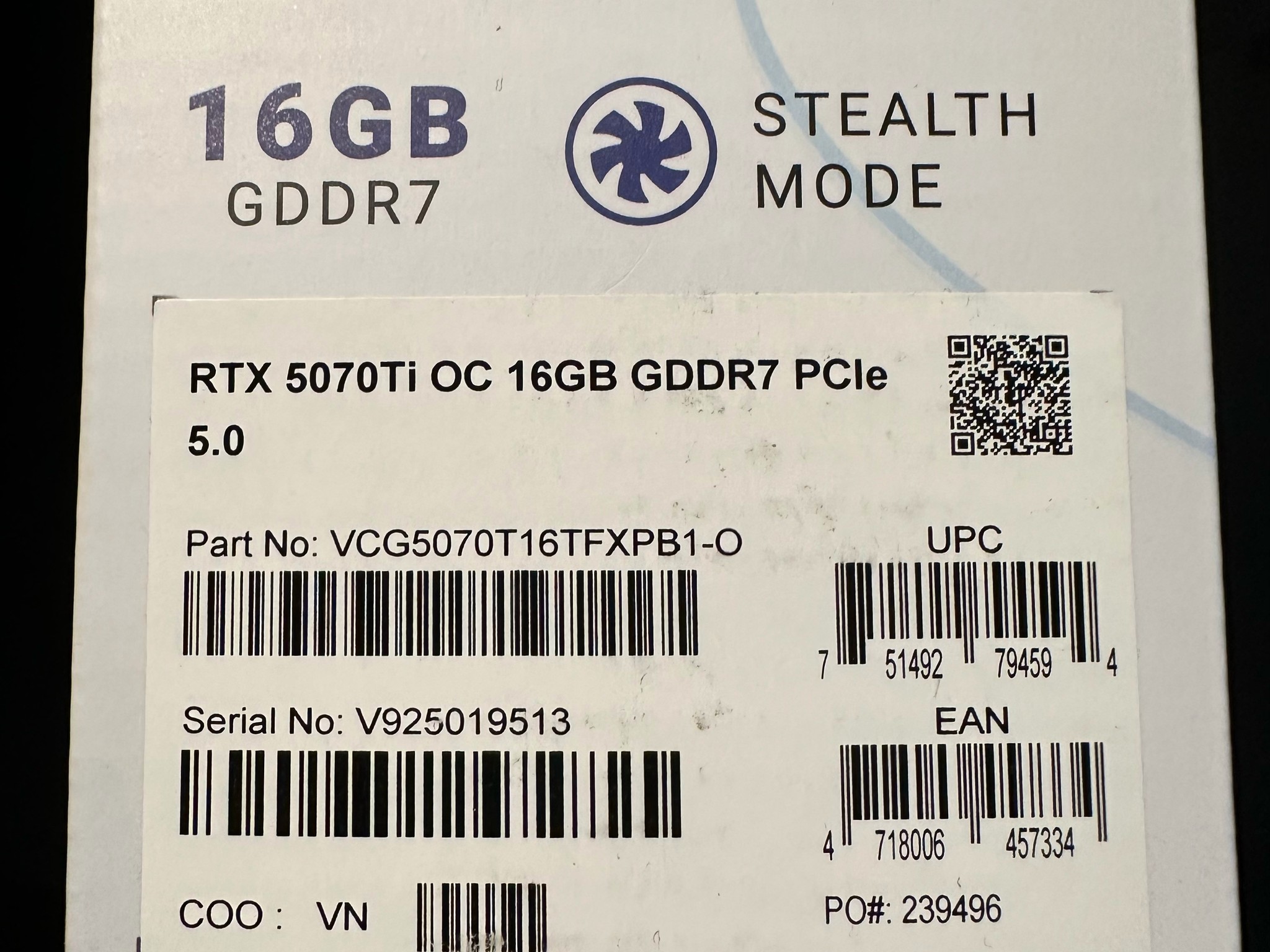 PNY GeForce RTX 5070 Ti OC Triple Fan
