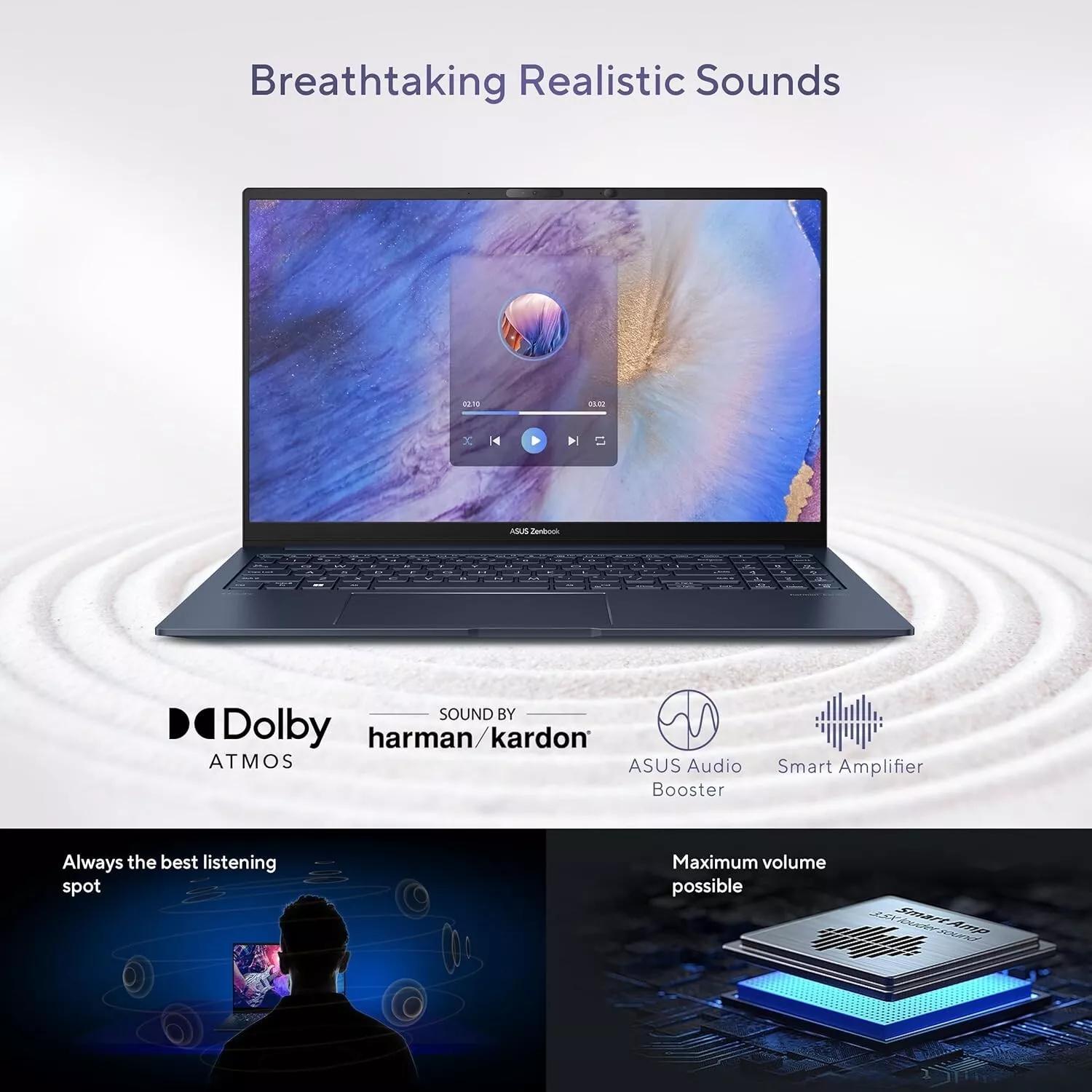 ASUS Zenbook 15 OLED - 120hz 2.8k Resolution, 1TB SSD + 16GB RAM