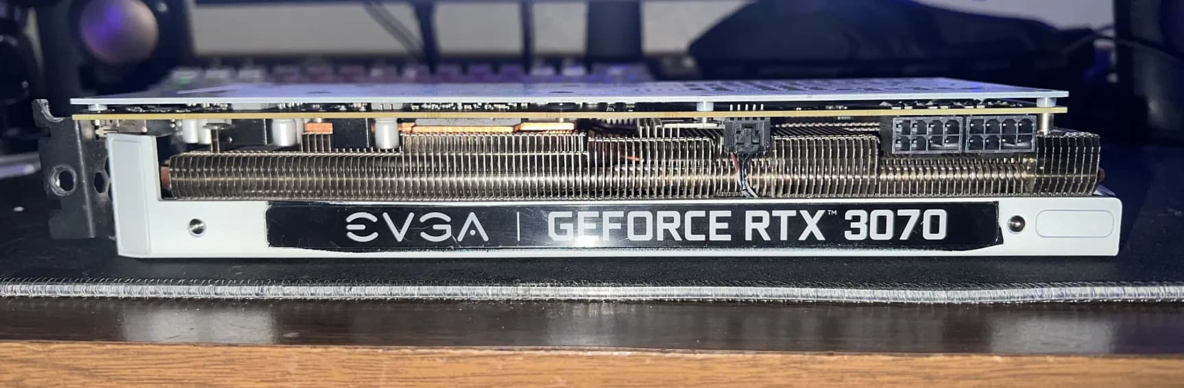 White EVGA GeForce RTX 3070 FTW3 ULTRA 8GB GDDR6