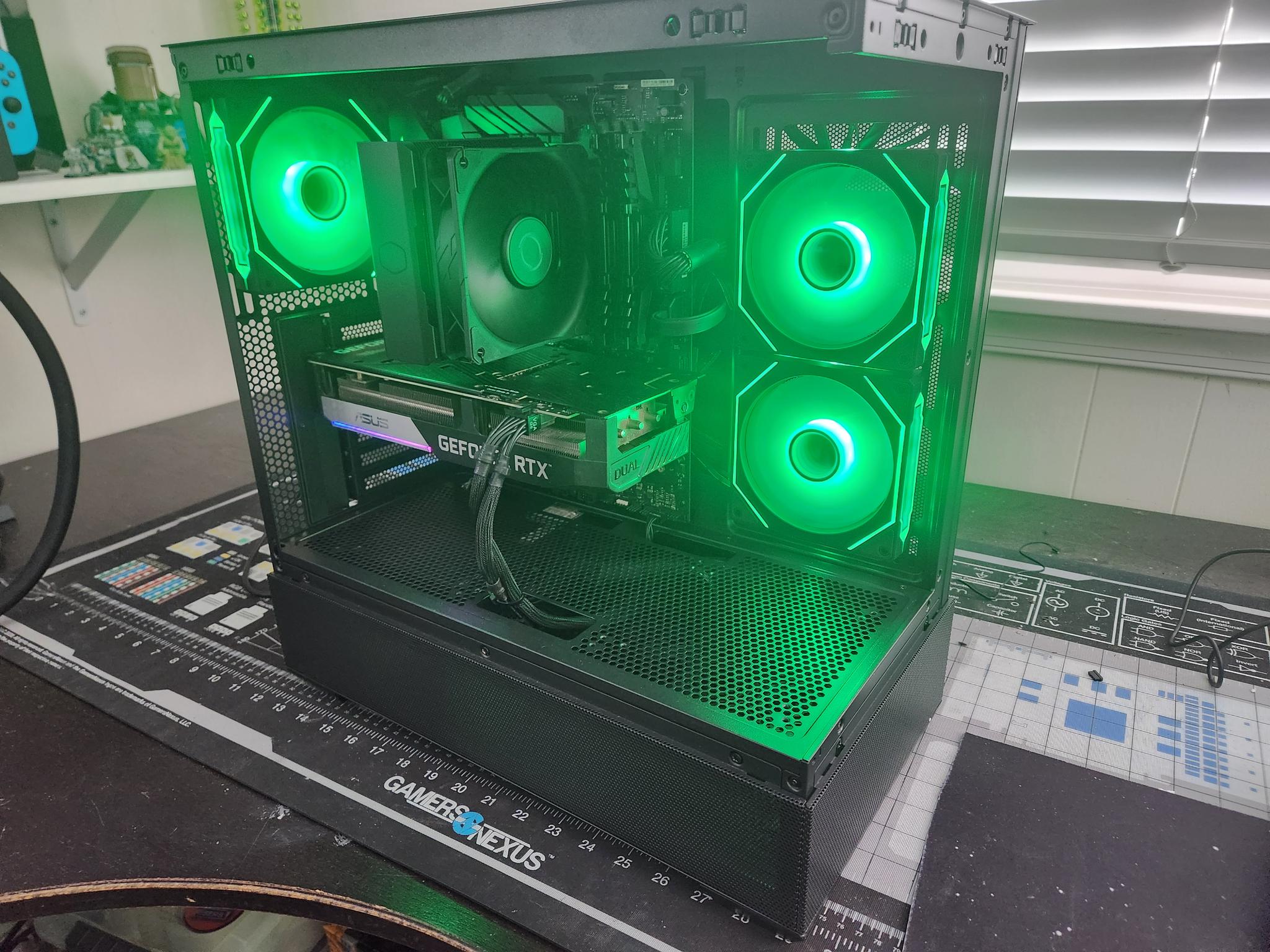 THE GREEN MONSTER IV Sleek RTX 3060TI GAMING/ STREAMING PC