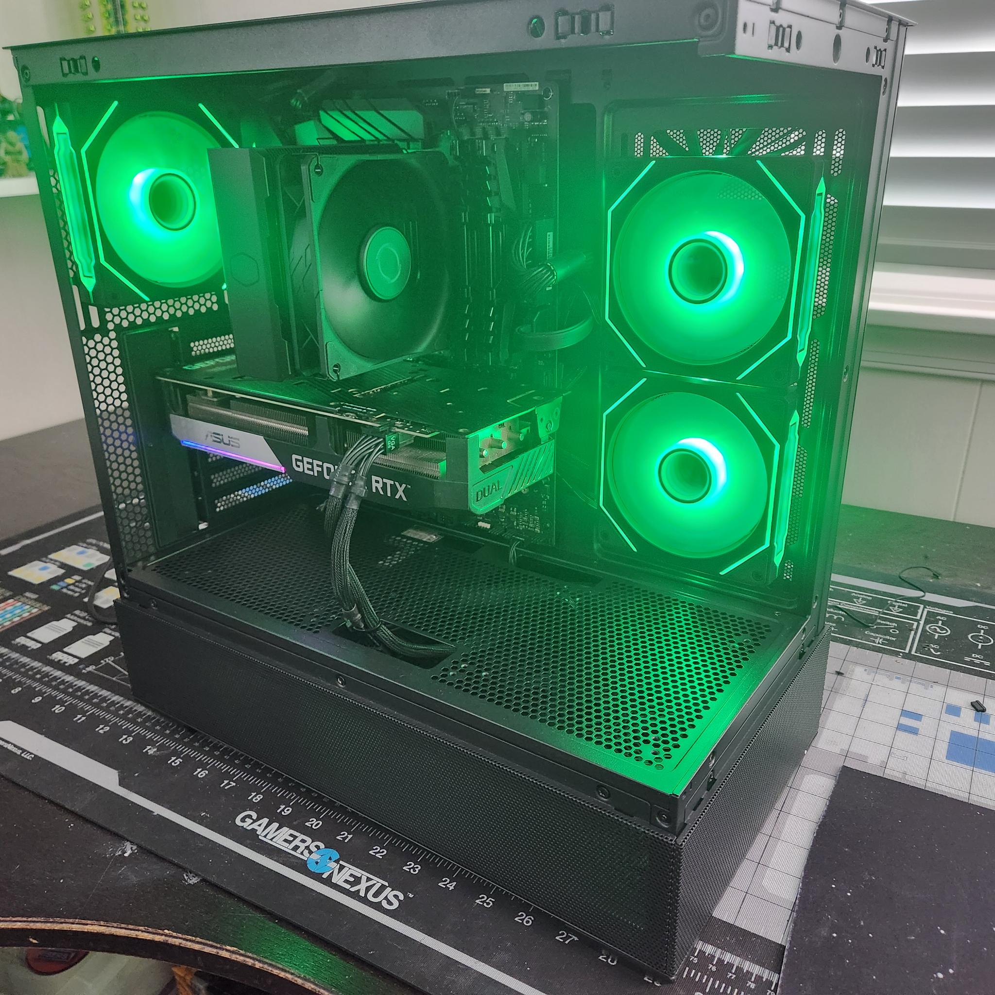 THE GREEN MONSTER IV Sleek RTX 3060TI GAMING/ STREAMING PC