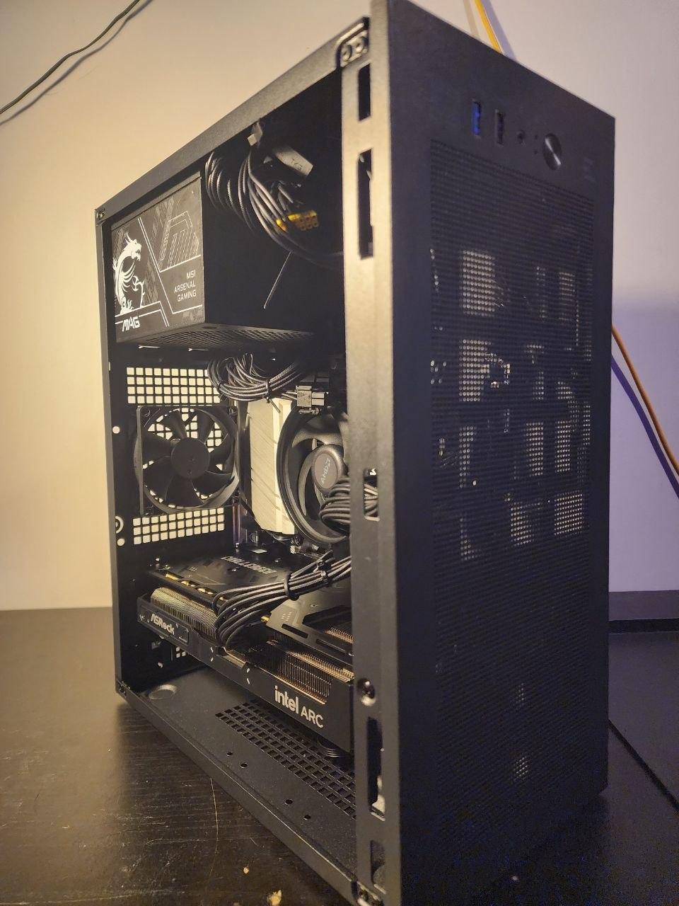 Arc B580 Custom Gaming PC - Ryzen 5 5500, 1 TB NVMe SSD