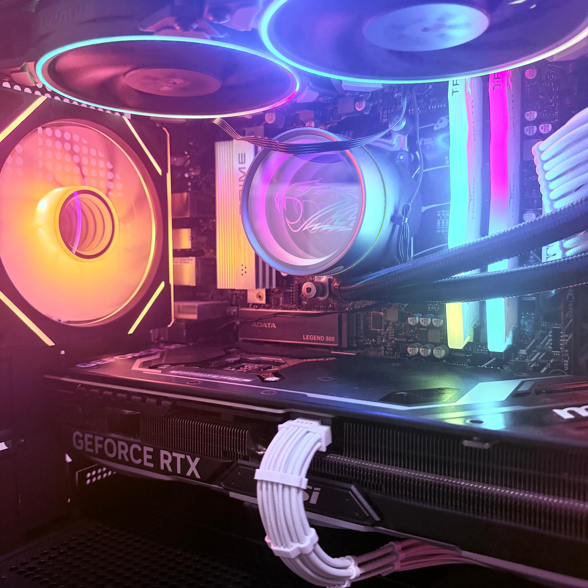 ⚫️"Obsidian Pulse"⚫️| 1440p/4k Gaming | RTX 4070 Ti | Ryzen 7 7700X | 32GB DDR5 | 2TB NVMe SSD