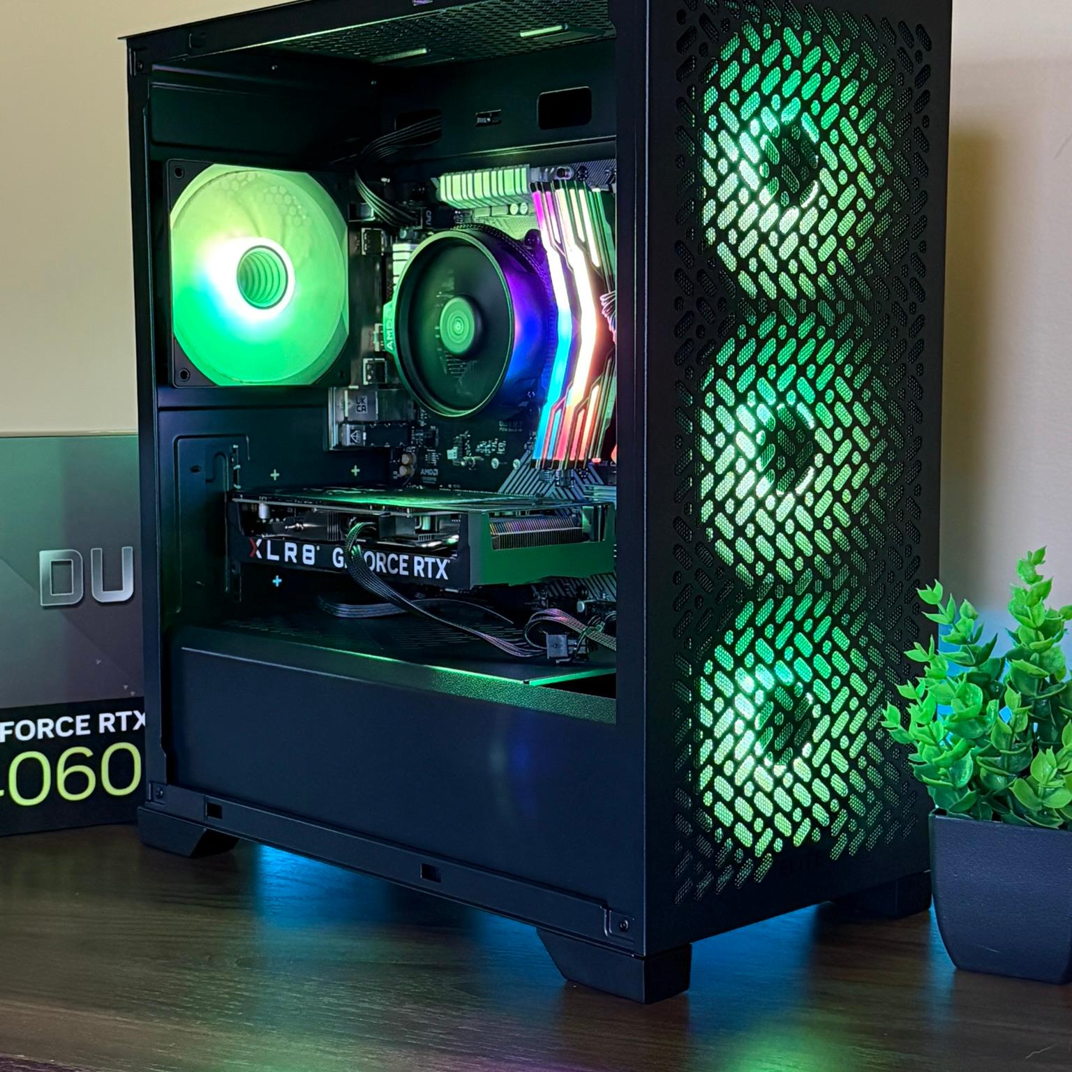 RTX Gaming PC | RTX 4060 | RYZEN 5 5500 | 16GB RAM | 1.25TB Storage