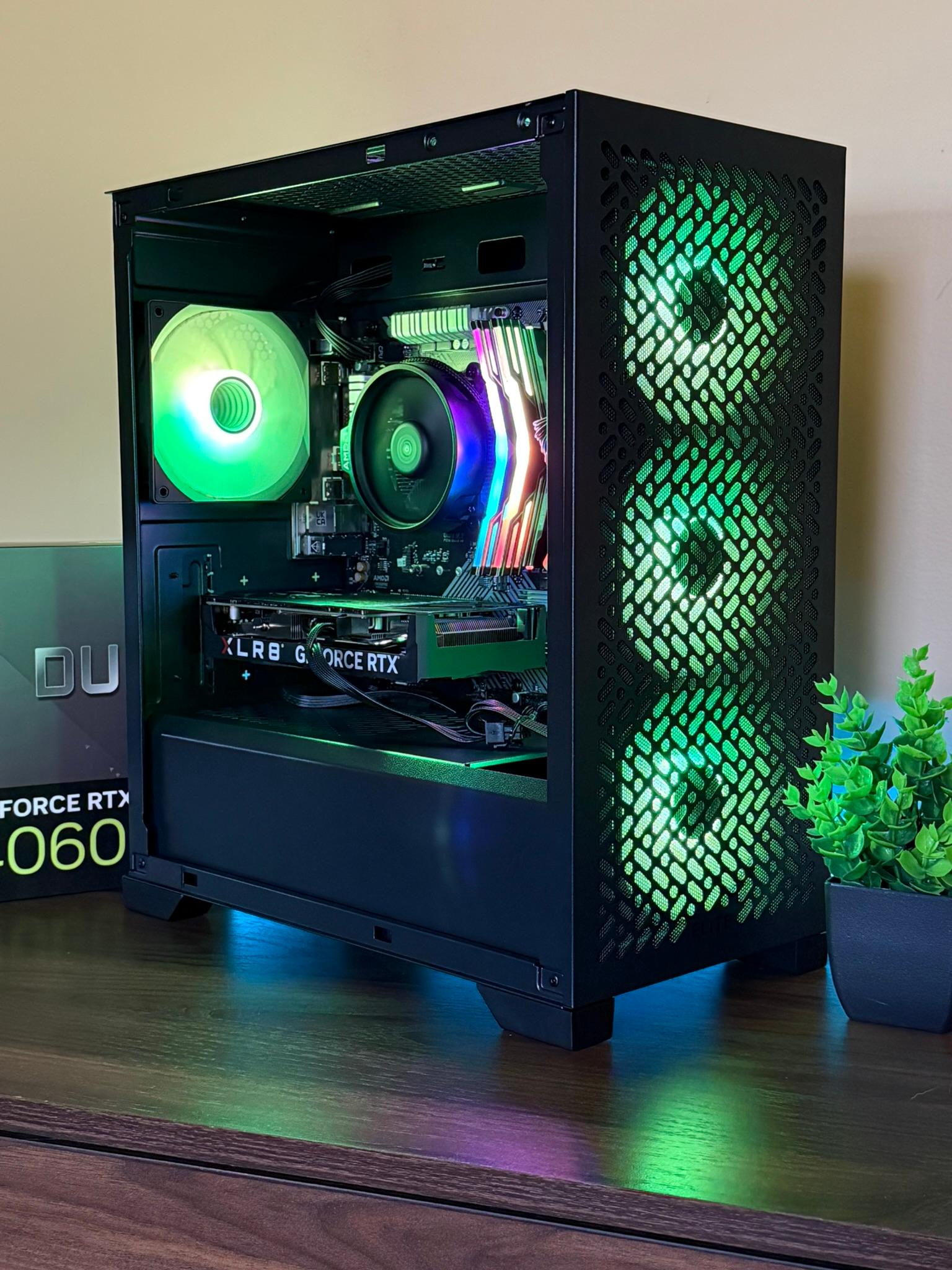 RTX Gaming PC | RTX 4060 | RYZEN 5 5500 | 16GB RAM | 1.25TB Storage
