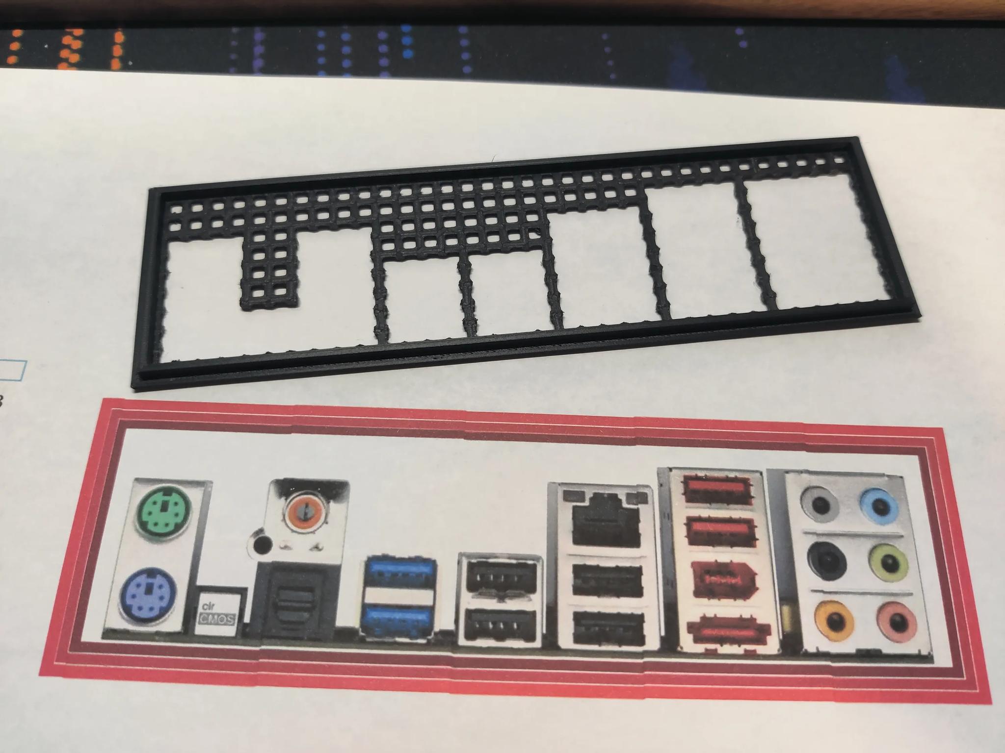 ASRock X79 Extreme4 I/O Shield [3D Print]