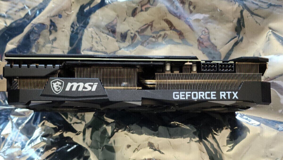 MSI GeForce RTX 3080 Ventus 3X 10G OC 10GB GDDR6X Graphics Card Top High-end 4k GPU
