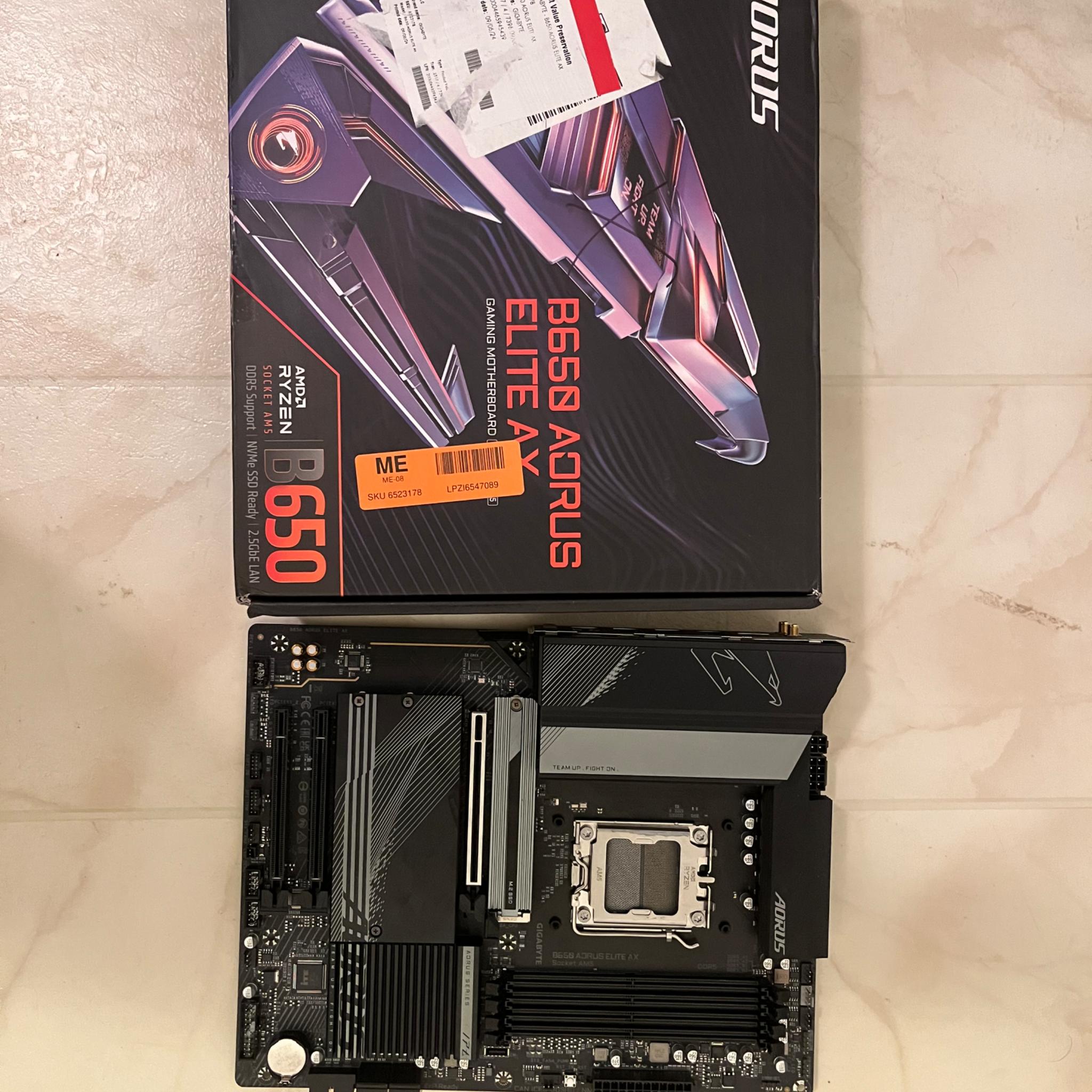 GIGABYTE B650 AORUS ELITE AX ATX AM5 (DDR5, PCIe 5.0)