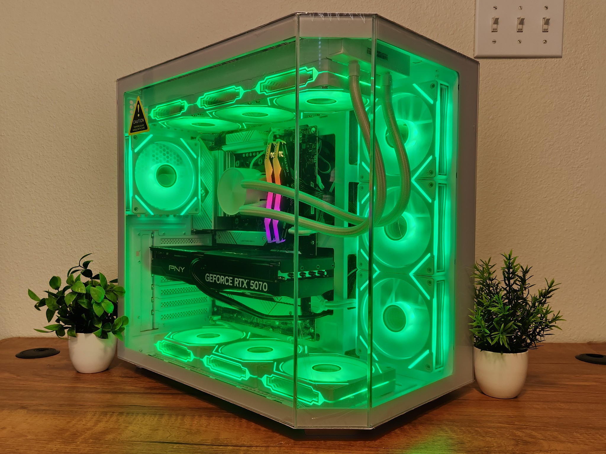"White Stallion" Gaming PC | RTX 5070 OC | RYZEN 5 7500F | 32GB DDR5 | 1TB M.2 SSD | WINDOWS 11 PRO