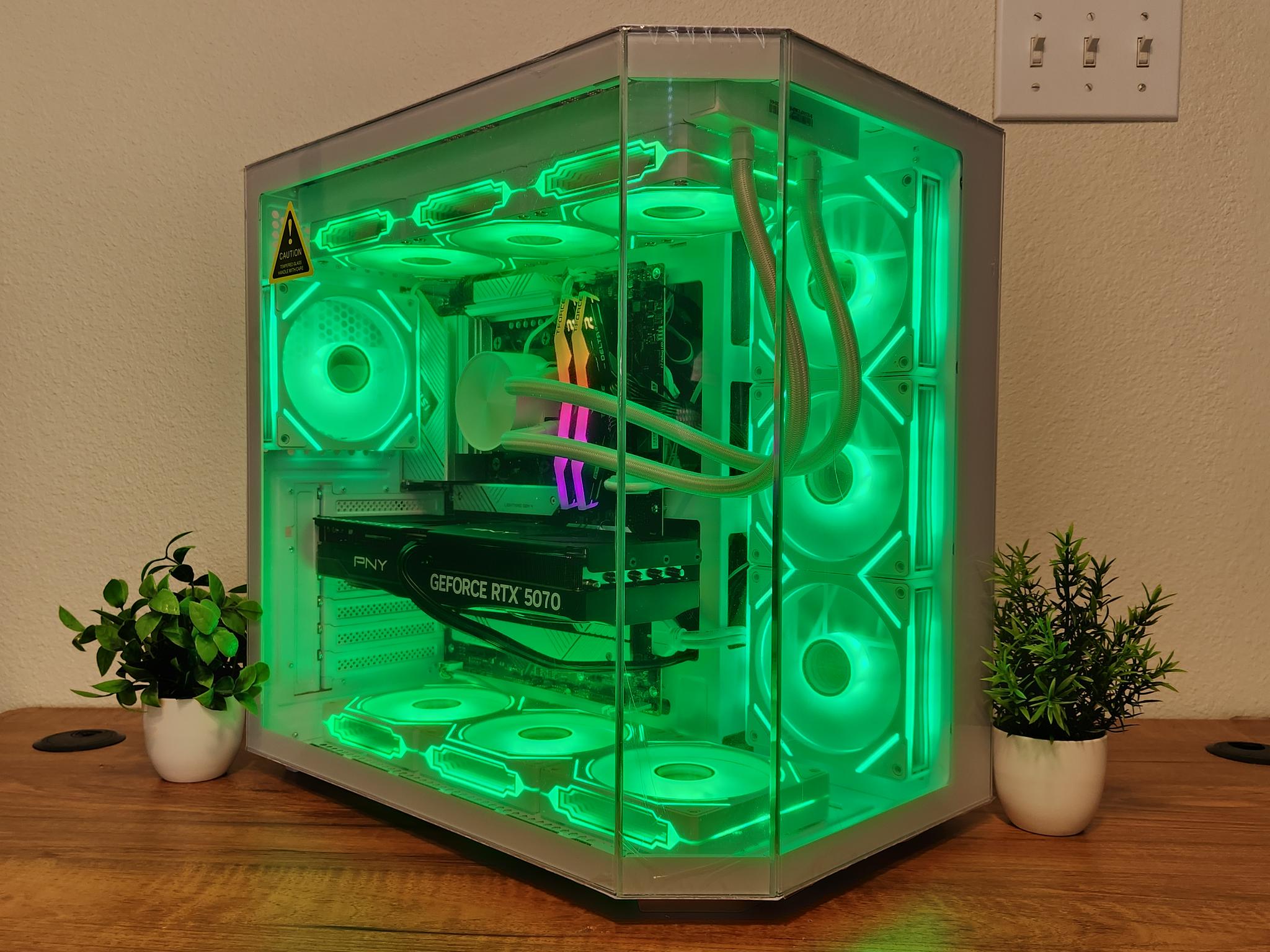 "White Stallion" Gaming PC | RTX 5070 OC | RYZEN 5 7500F | 32GB DDR5 | 1TB M.2 SSD | WINDOWS 11 PRO