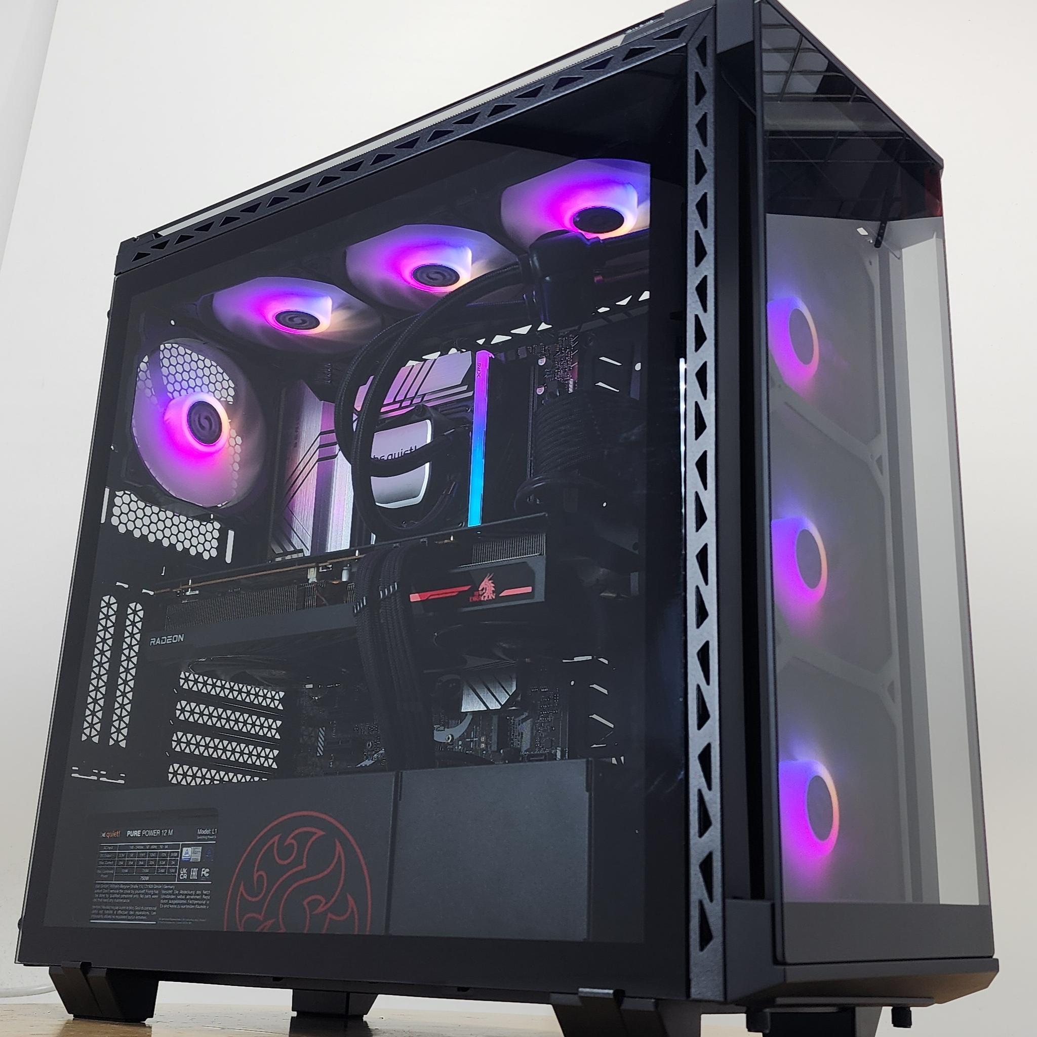 Gaming PC i7-14700KF 16GB RAM 1TB SSD RX 6800 XT 16GB Windows 11 Computer