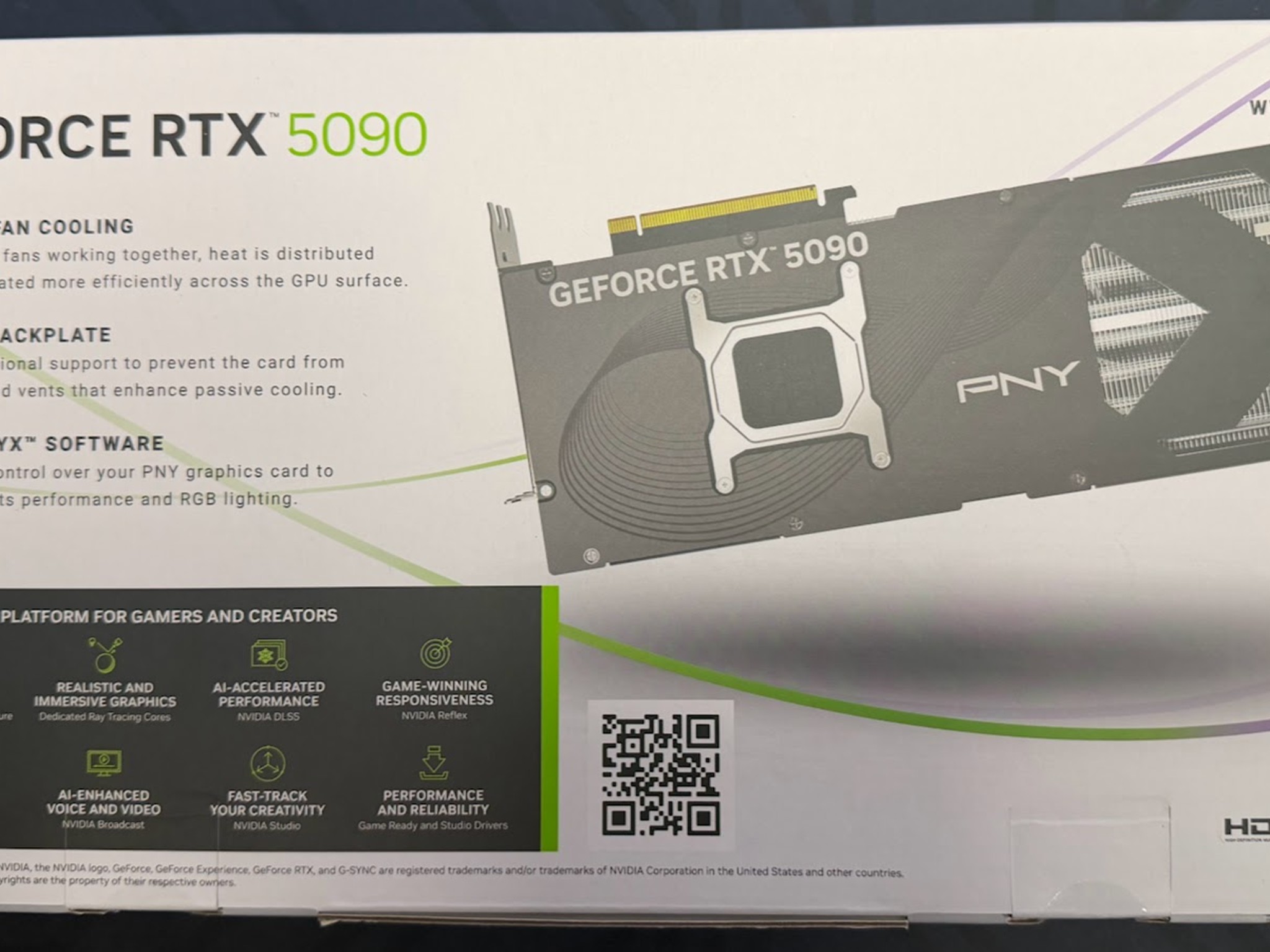 PNY GeForce RTX 5090 Overclocked Triple Fan