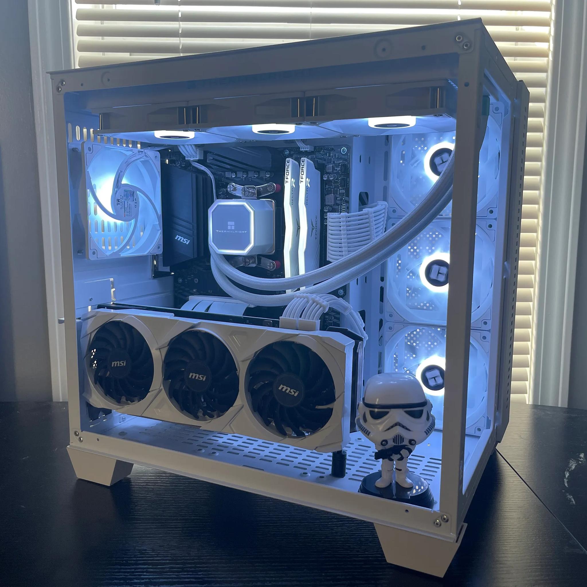 ⚪Stormtrooper⚫🌊Liquid Cooled🌊 RTX 3080 | Ryzen 7 5800X | 1TB NVME | 32GB RAM