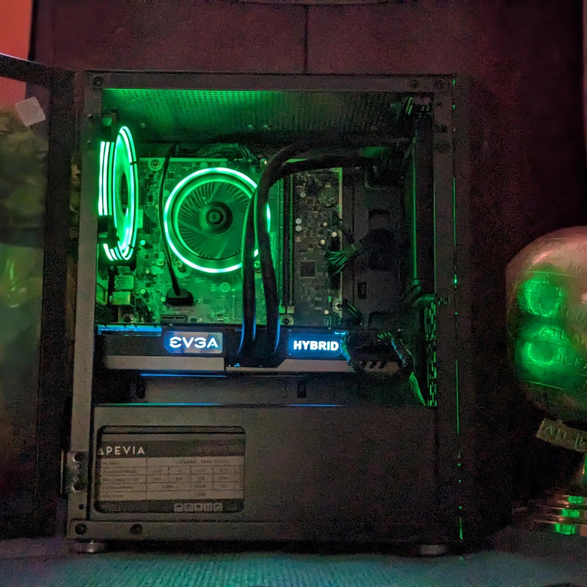 Dark Nitro(Hybrid)(💦+💨+⚡️)| Intel Core I7| GTX1070 8GB| 16GB DDR4 RAM|  512GB SSD| Windows 11 PRO