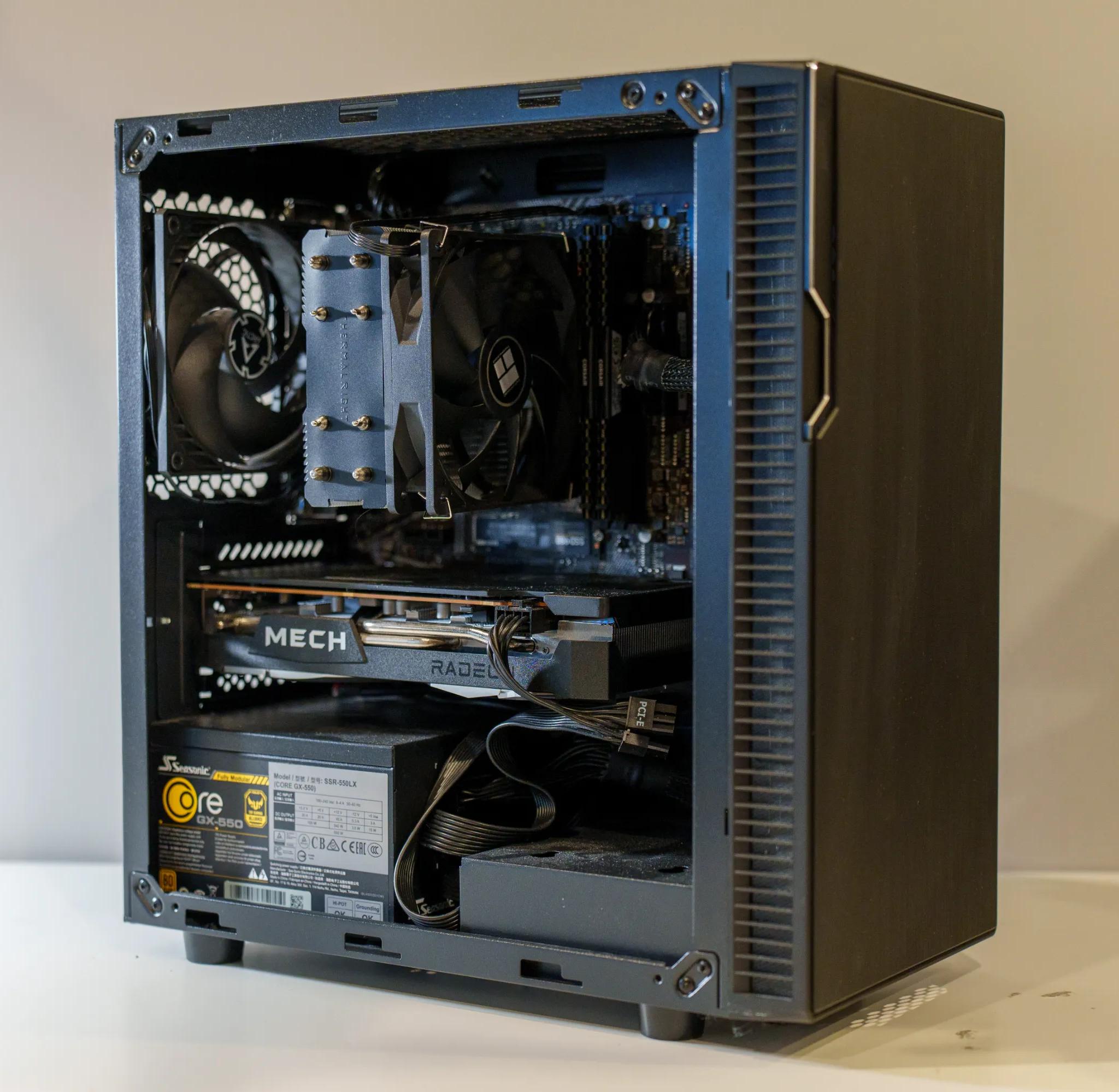 Budget Gaming Computer AMD 5600x - 16GB DDR4 - 500GB M.2 - 6600XT