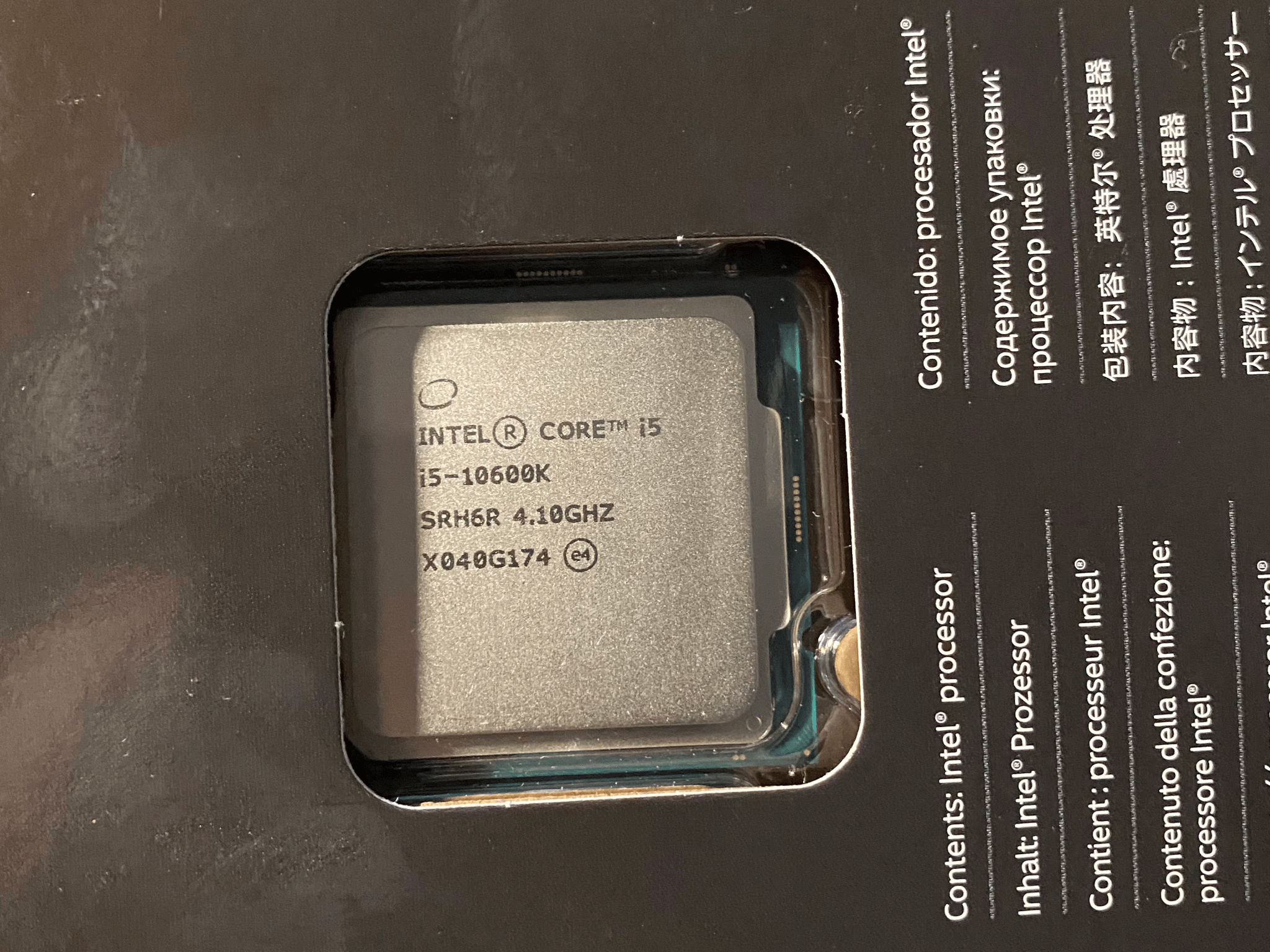 Like New - Intel Core i5-10600K 4.1GHz 6-Core 12-Thread Processor