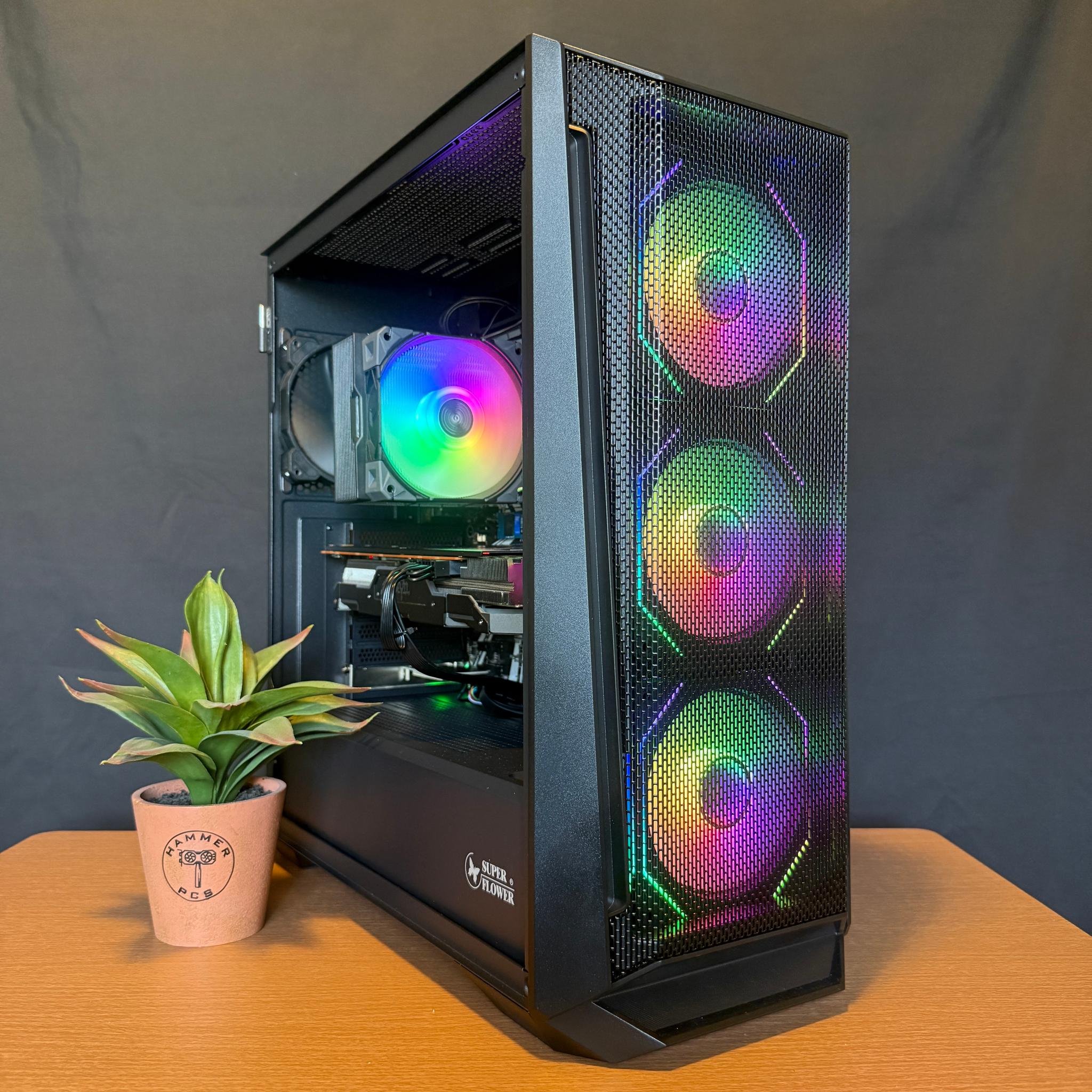 💥RX 5700 XT + Intel i7 RGB Gaming PC💥| 16gb RAM, 1TB SSD | Fortnite, GTA V, Arc Raiders, and more!