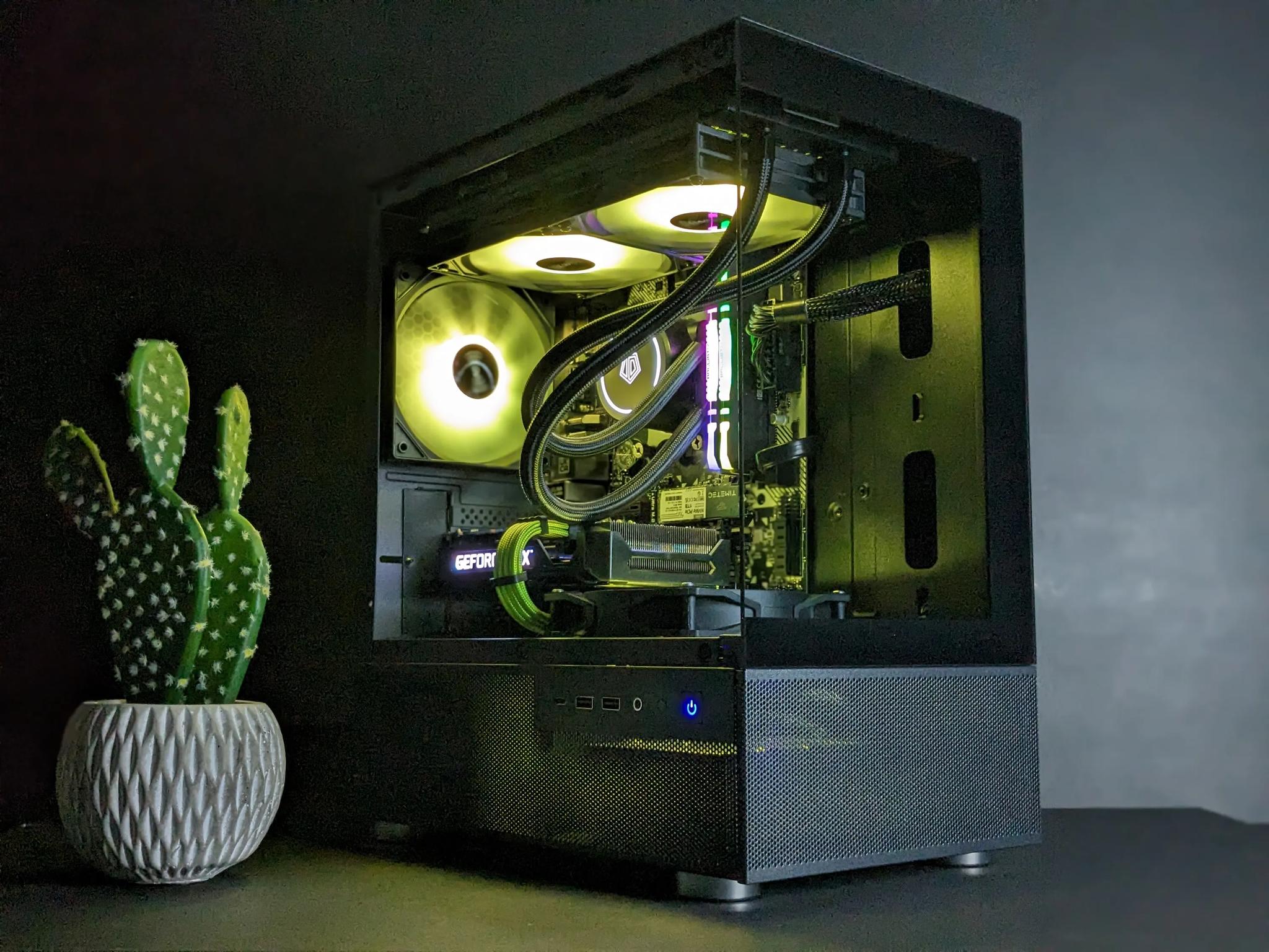 Liquid-Cooled Gaming PC⚫️ RTX 3060 12GB⚫️Ryzen 5 5500⚫️ 16GB RAM⚫️ 1TB M.2. NVMe SSD⚫️ Windows 11