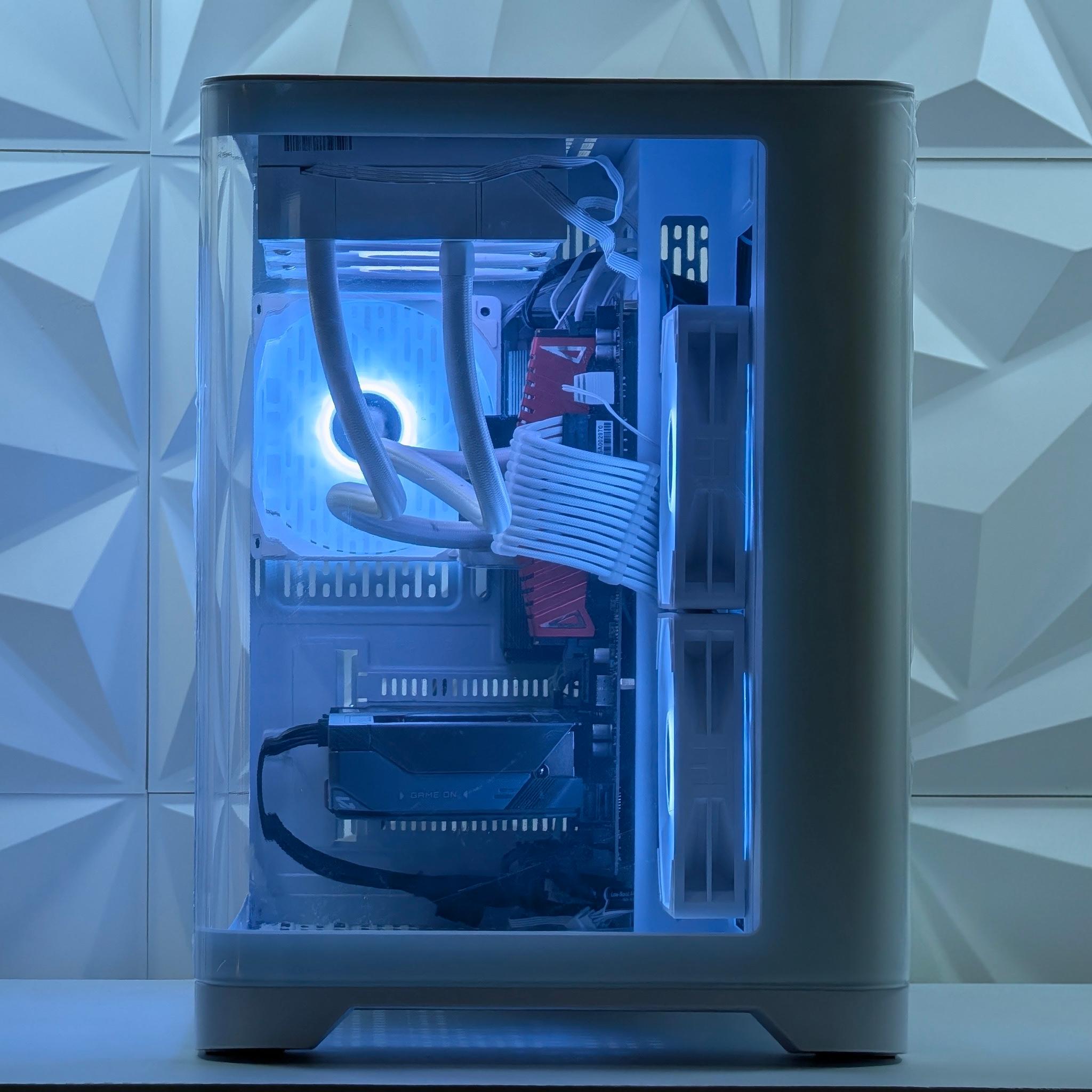 Liquid Cooled Gaming PC | RTX 5060 / Ryzen 5 / 16GB DDR4 / 1TB NVMe / Wi-Fi