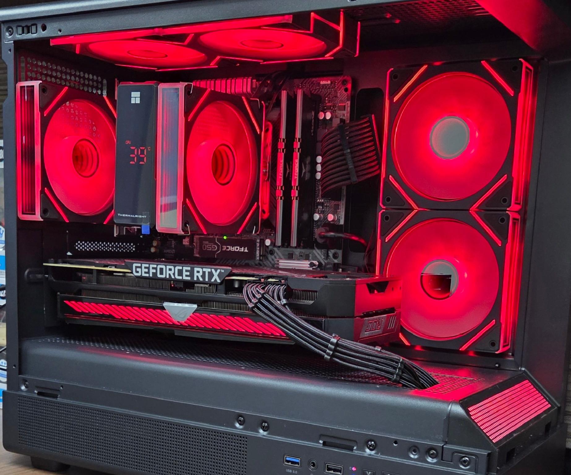 UDGX Dark Nebula – ROG Strix RTX 3070 • 1440p Gaming PC