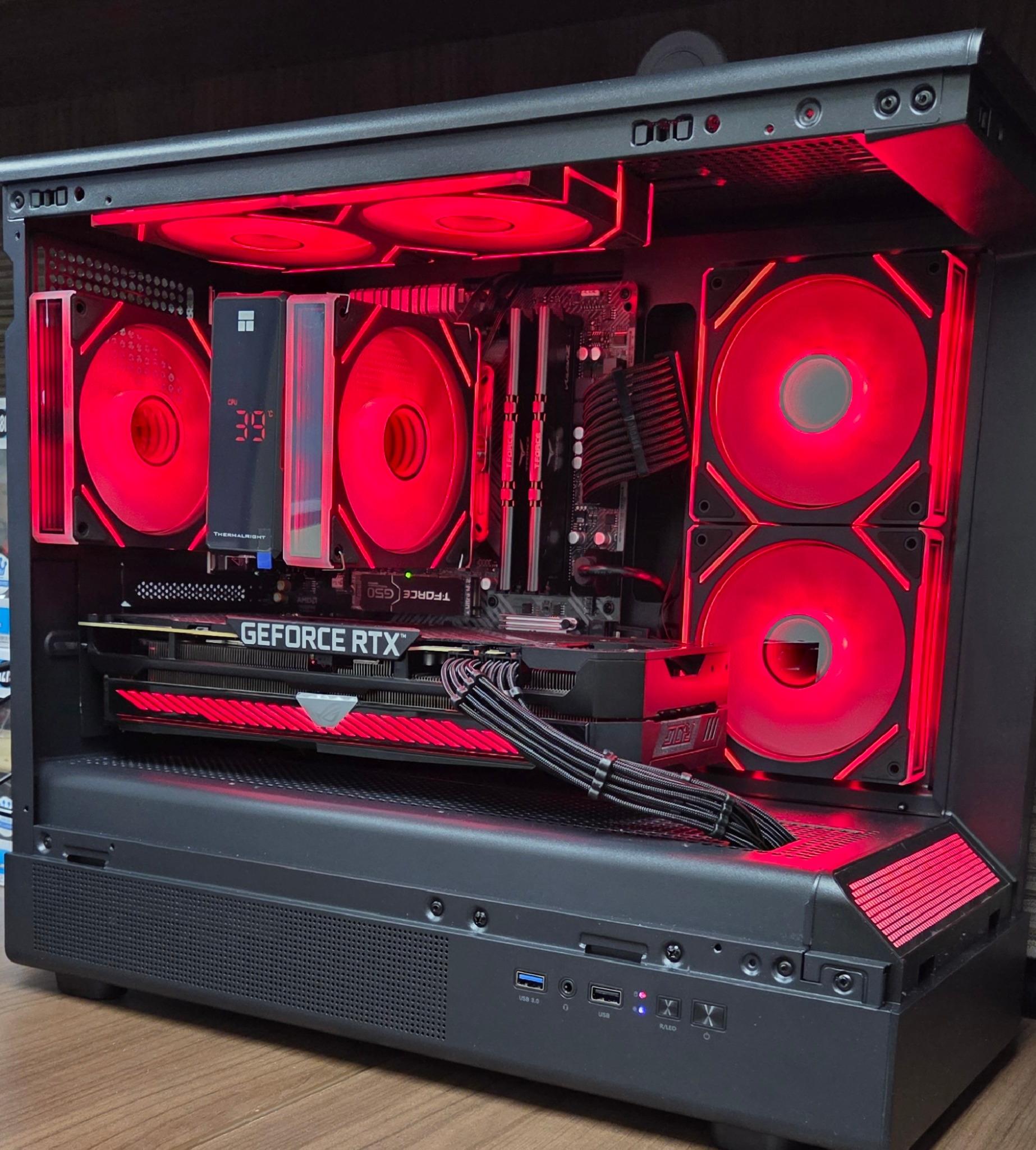 UDGX Dark Nebula – ROG Strix RTX 3070 • 1440p Gaming PC