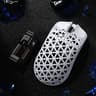 NEW White Attack Shark R5 Ultra 39g Carbon Fiber Gaming Mouse PAW3950MAX 8K Wireless 42K DPI