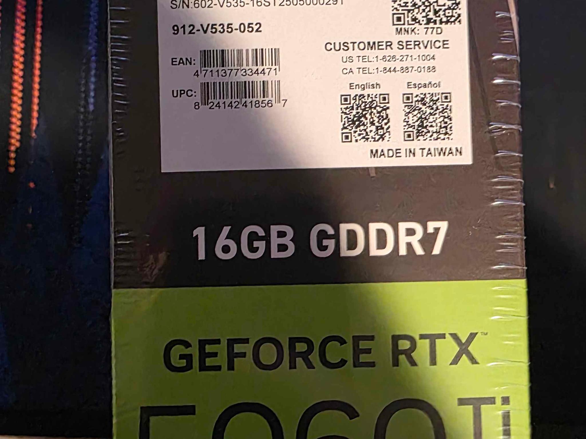 MSI VENTUS 2X OC BLACK GeForce RTX 5060 Ti 16GB - Image 2