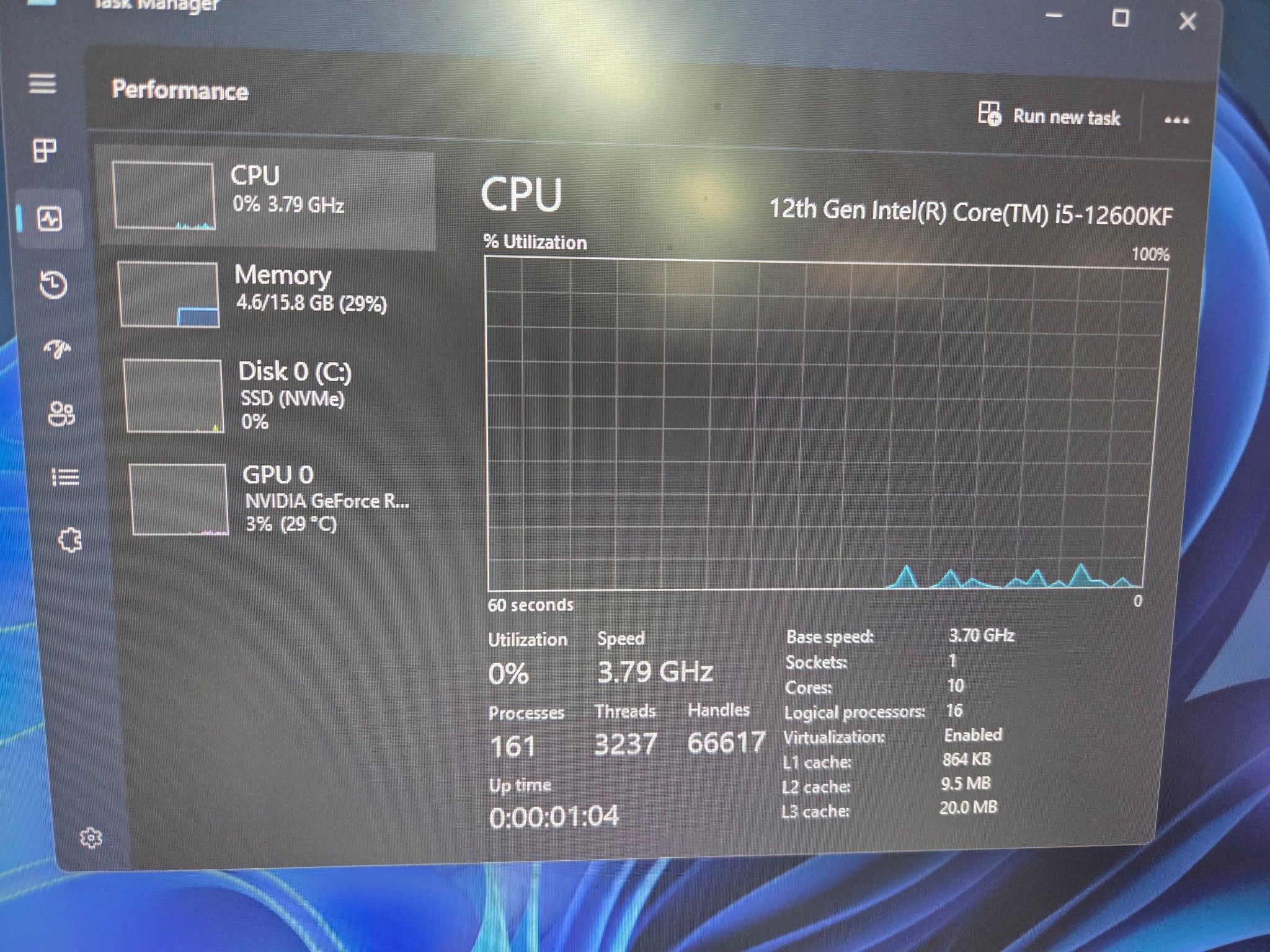 I5-12600KF / RTX 5050 GPU / WiFi & BT