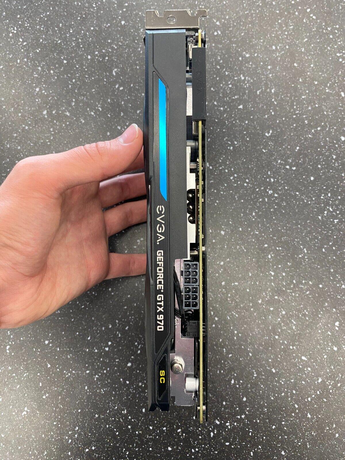 EVGA GeForce GTX 970 SC 4GB GDDR5 PCIE Graphics Card - DVI, HDMI, DisplayPort