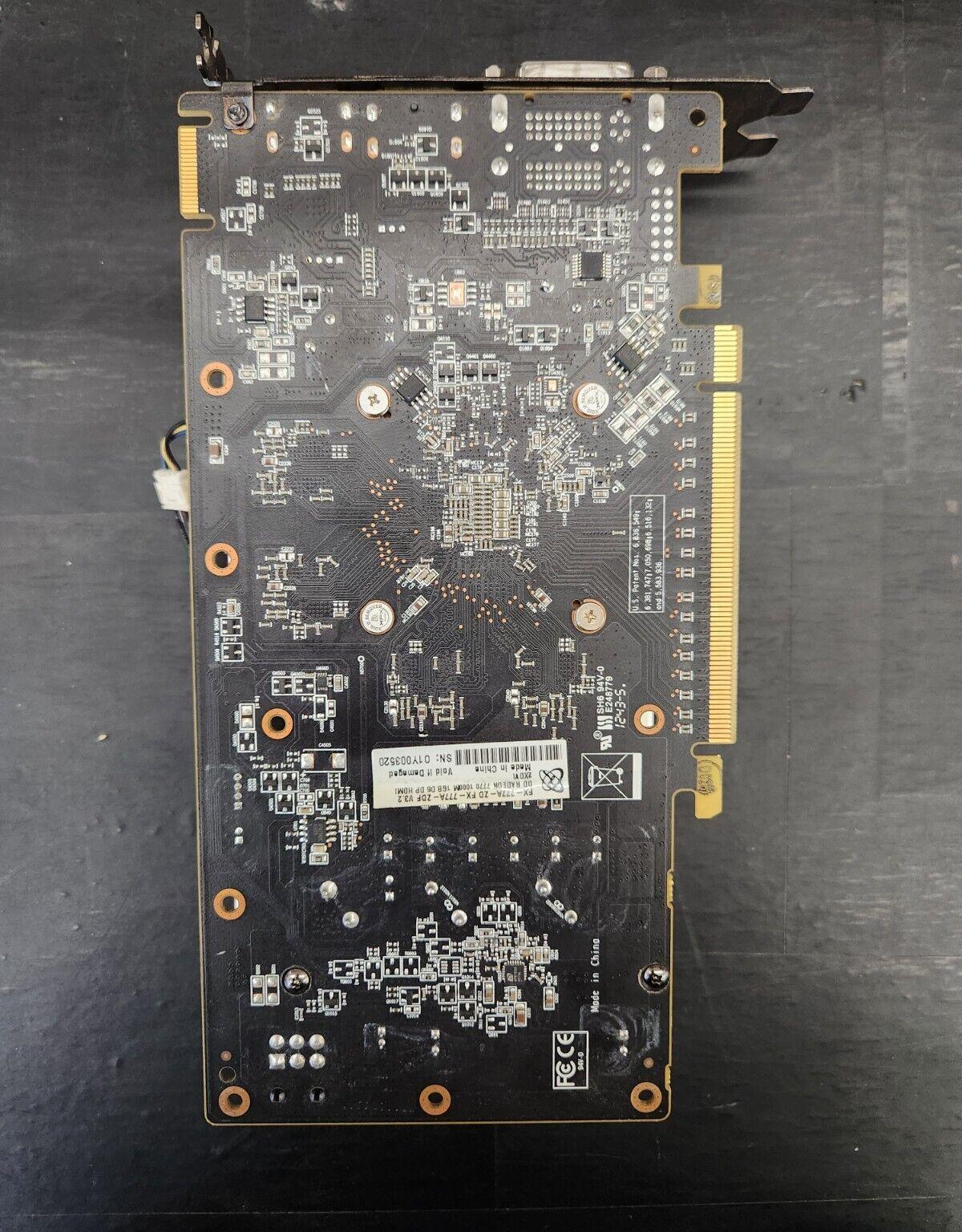 XFX Radeon HD 7770 1GB GDDR5 Graphics Card - HDMI, DVI, DisplayPort