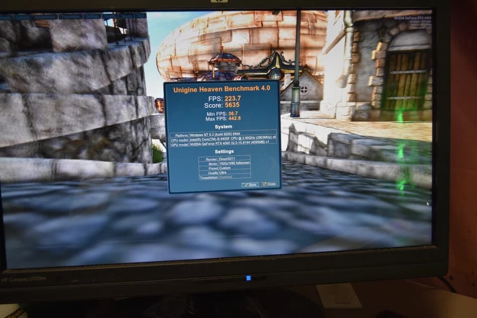 GAMING PC Intel I 5 9400 9th GEN RAM 16 GB GPU RTX 4060 8 GB NVME 1TB ALL RGB