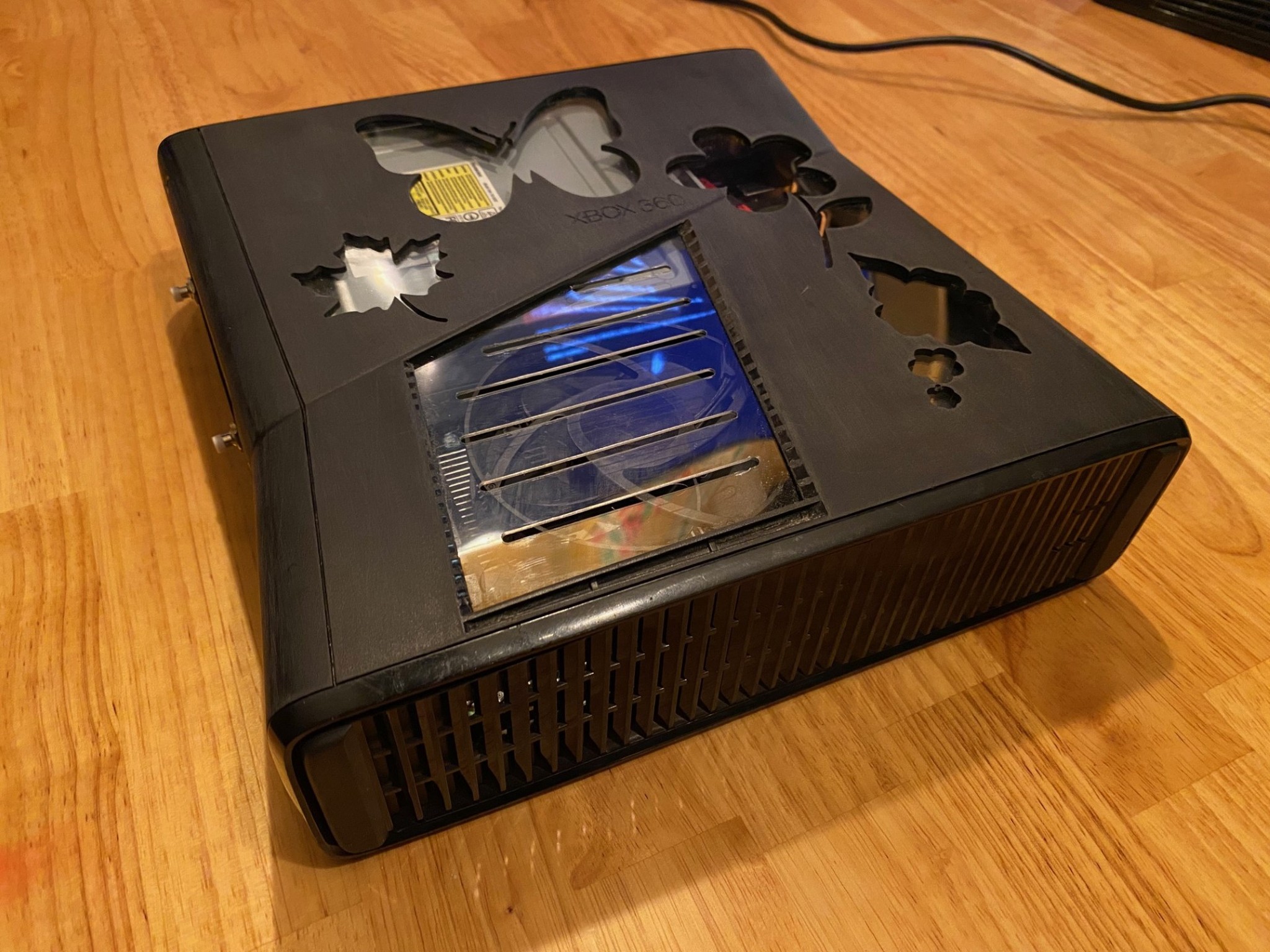 RGH3 Xbox 360 Slim - CASE MODS - Girl themed