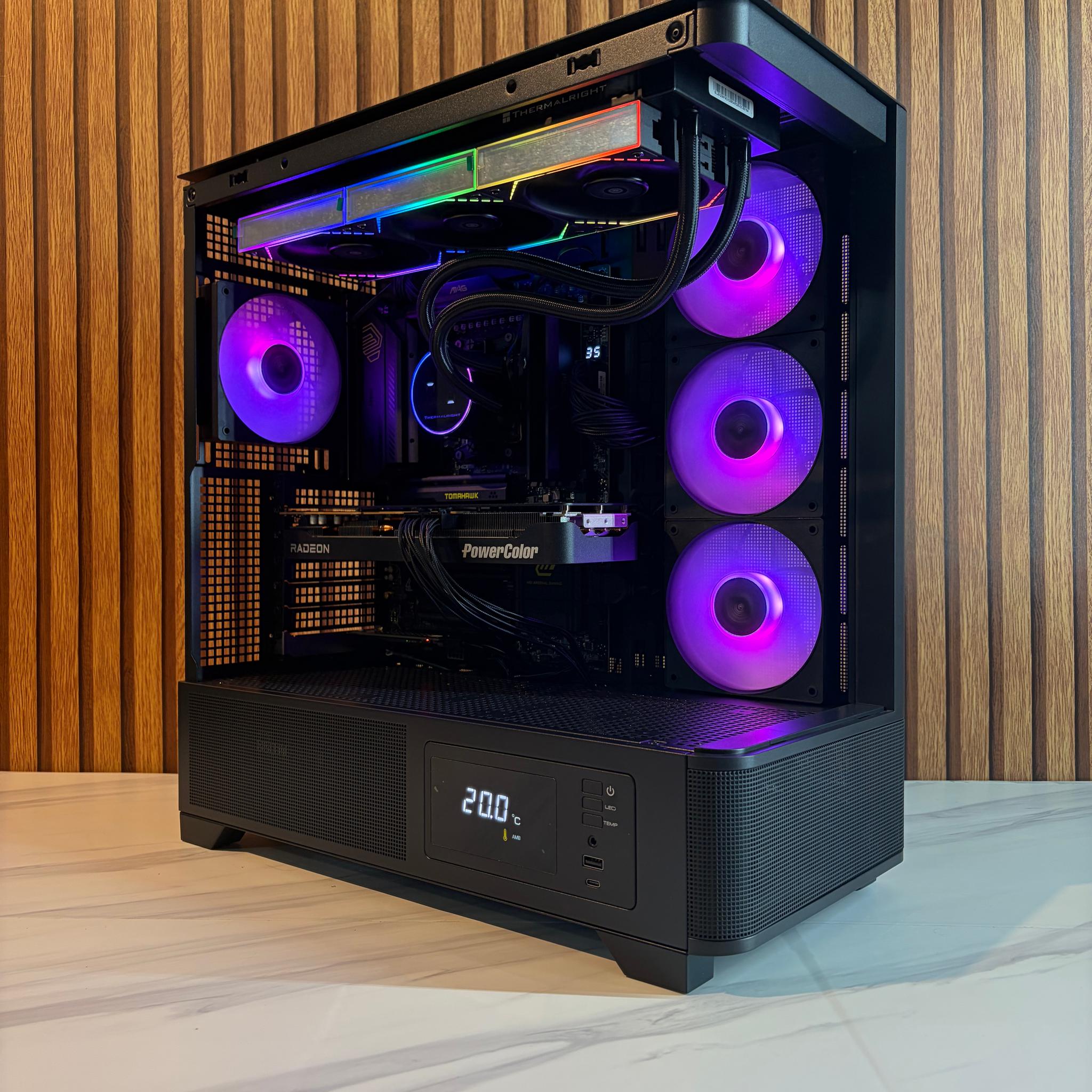 9070XT 16GB | RYZEN 7 9800X3D | 32GB DDR5 | 1TB SSD | 750W | 360MM AIO | X870E