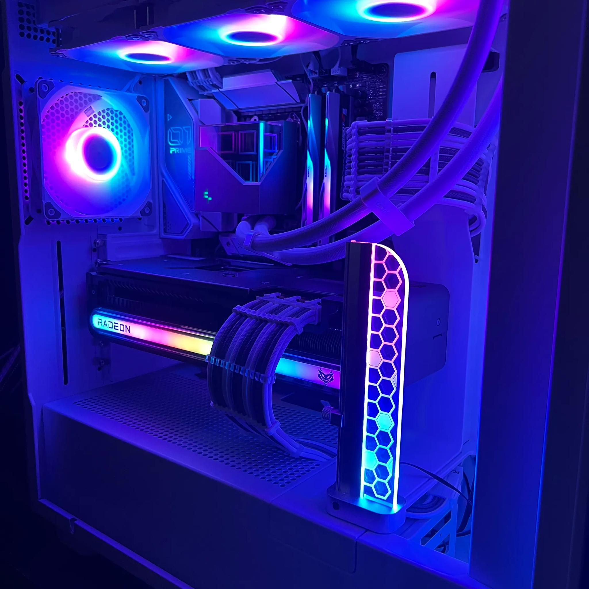 Ryzen 9 7950X, RX 7900 XTX, 64gb DDR5, 4tb NVME Wi-Fi 6E Gaming pc "Starlit Odyssey"