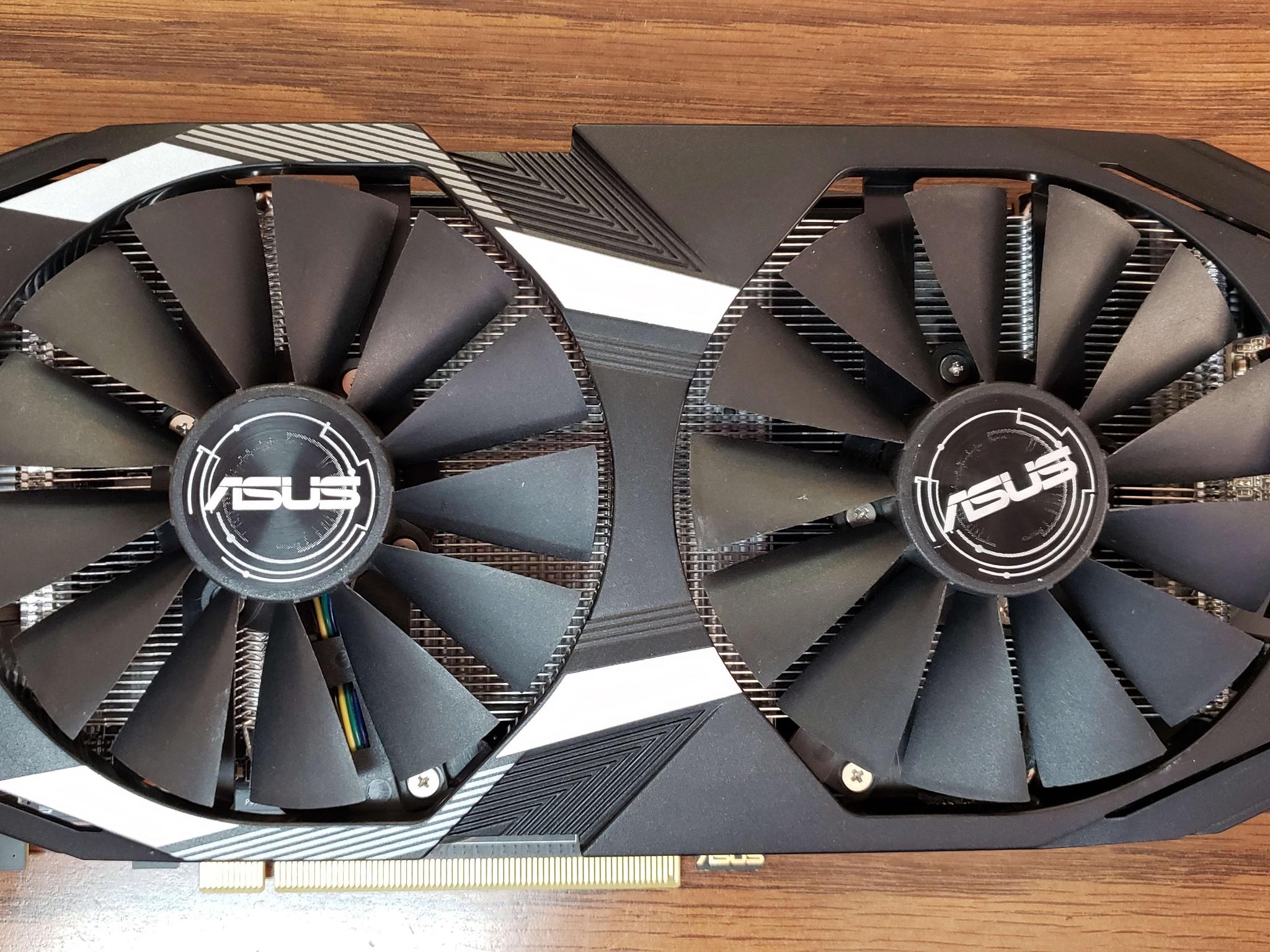 Asus RX 580 Dual graphics card with 4gb memory
