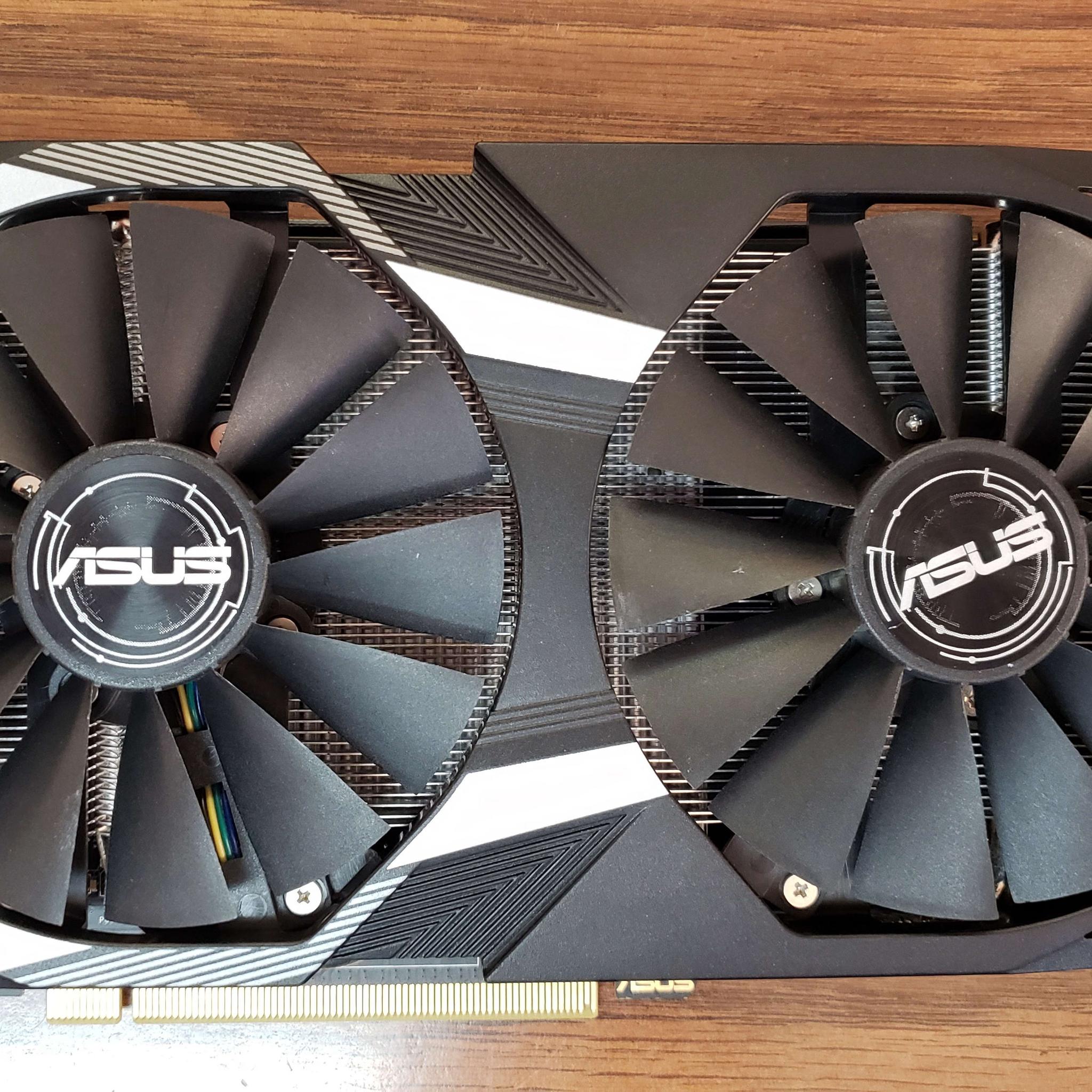 Asus RX 580 Dual graphics card with 4gb memory