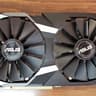 Asus RX 580 Dual graphics card with 4gb memory
