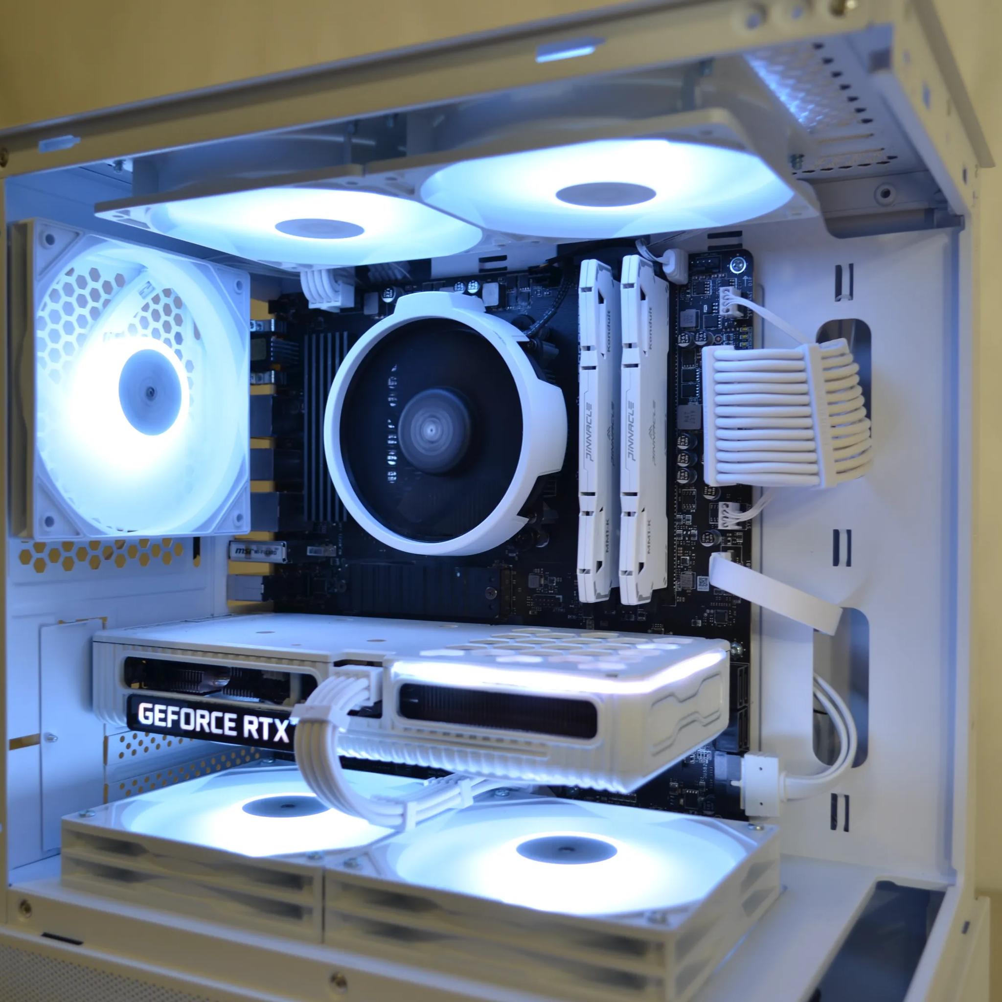 ⚪White Out V4⚪ - RTX 3060ti | Ryzen 7 3700X | 1tb NVMe | Windows 11 FULLY Activated