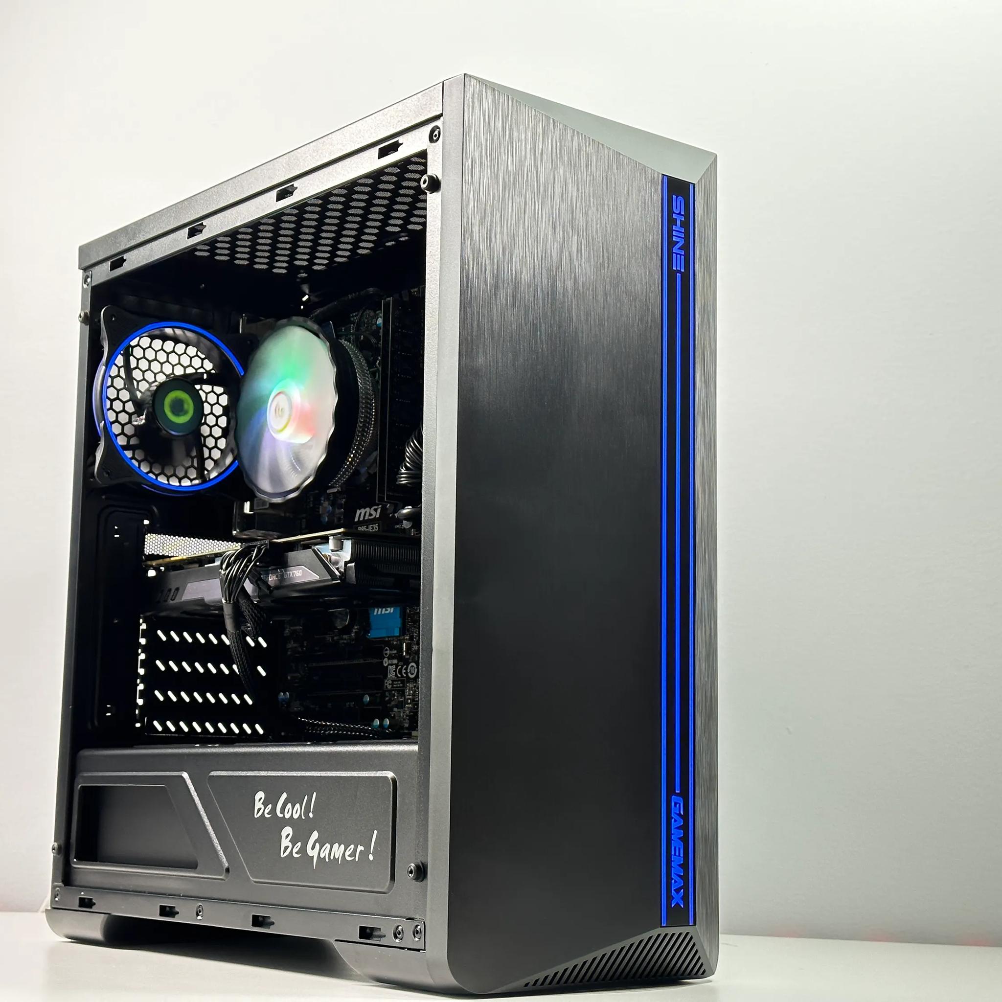 🕹️Starter Gaming PC🕹️Nvidia GTX 760🕹️Intel Xeon 1270 V3🕹️16GB  RAM🕹️500GB SSD
